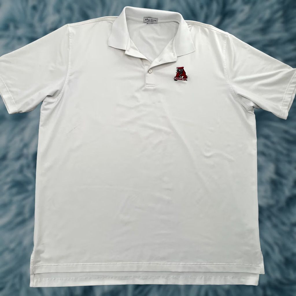 Peter Millar Peter Millar Alabama Crimson Tide Shirt Polo Summer Comfort Adult 2XL White Mens Size US XXL / EU 58 / 5 - 1 Thumbnail