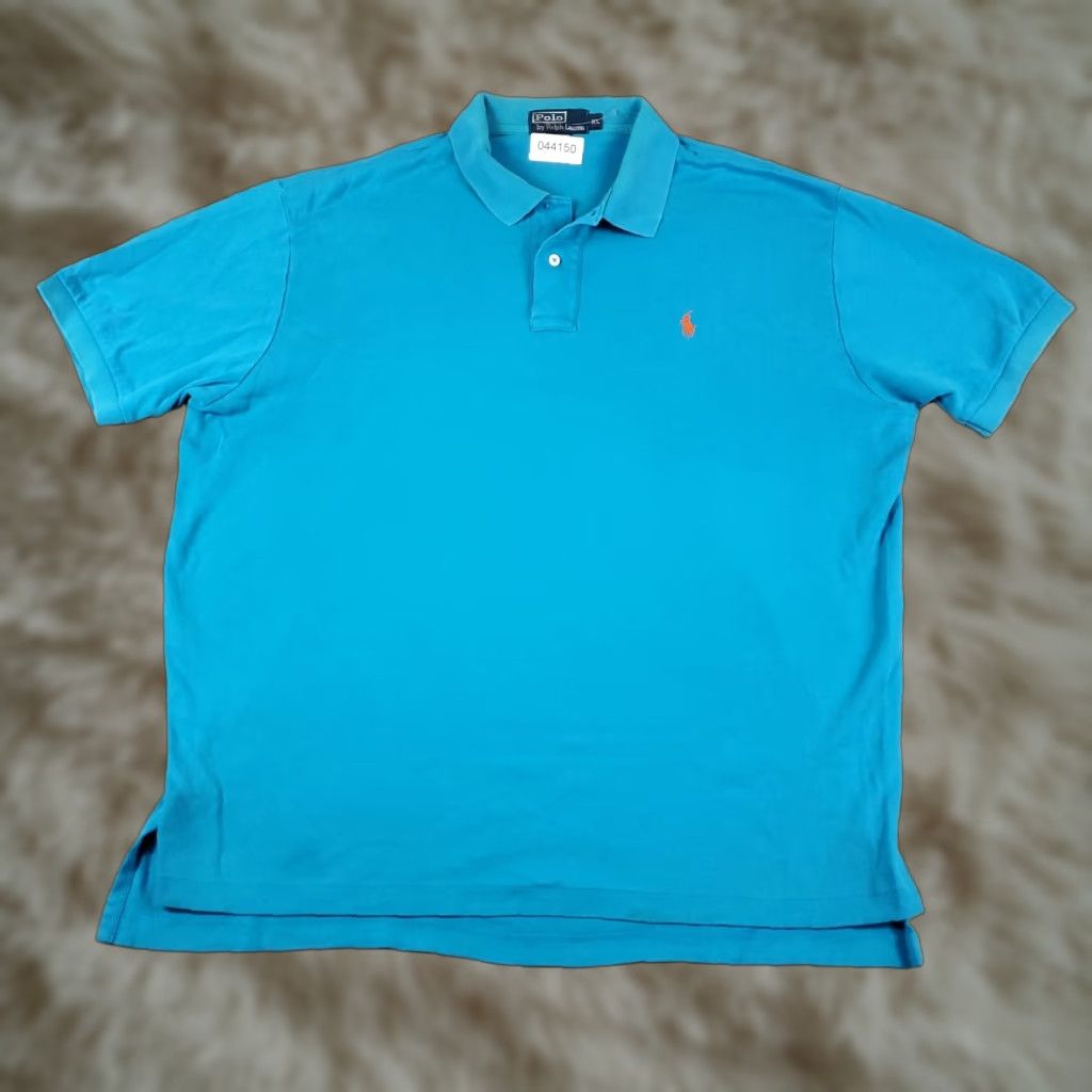 Ralph Lauren Ralph Lauren Polo Shirt Mens XL Blue Pony Casual Short Sleeve Shirt Polo XL Blue Mens Size US XL / EU 56 / 4 - 1 Thumbnail