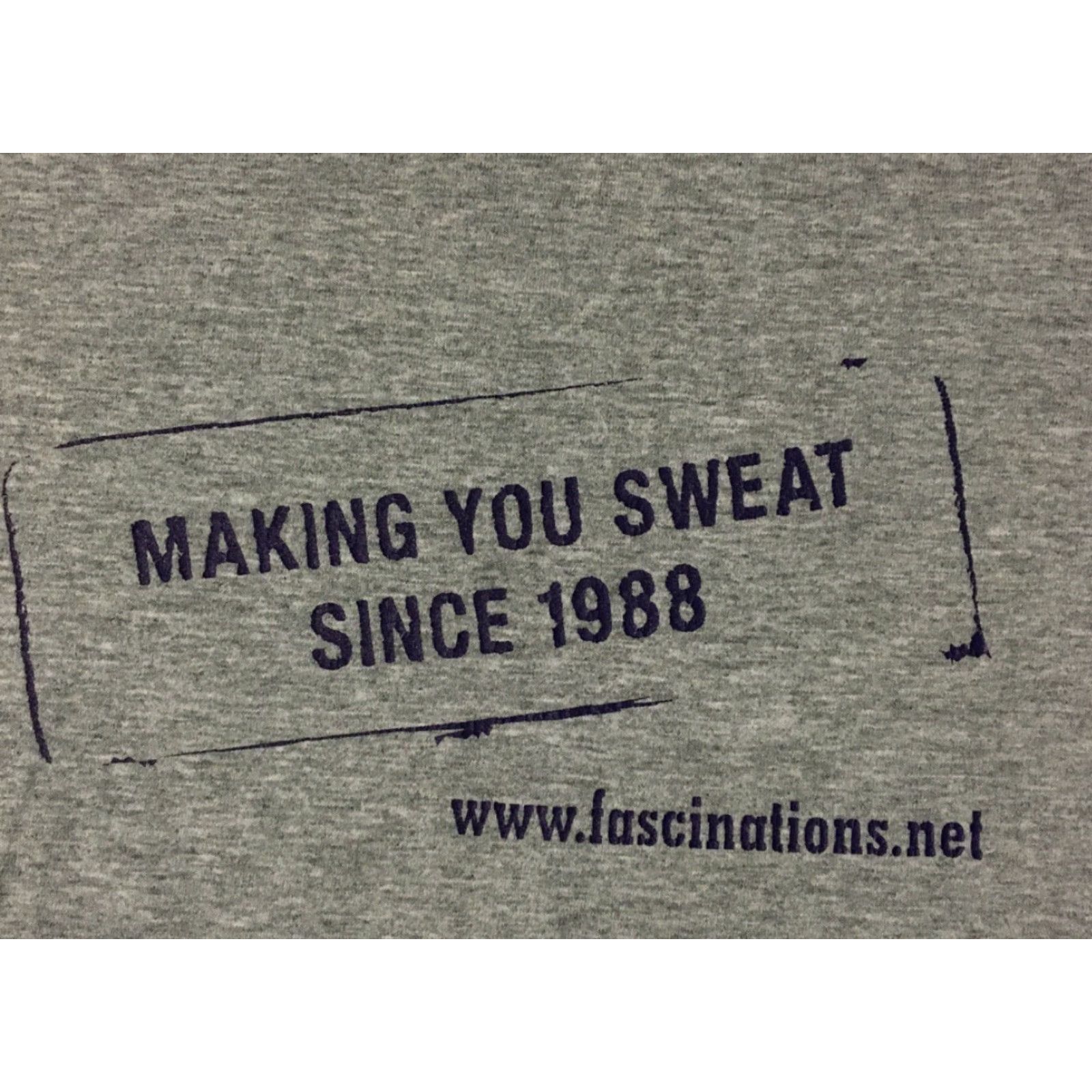 Vintage VINTAGE Property Of F.U. Sex Ed Making You Sweat Shirt XL Gray Mens Short Sleeve 90s Grunge Comedy School College USA USA 80s Surf Skate Size US XL / EU 56 / 4 - 4 Thumbnail