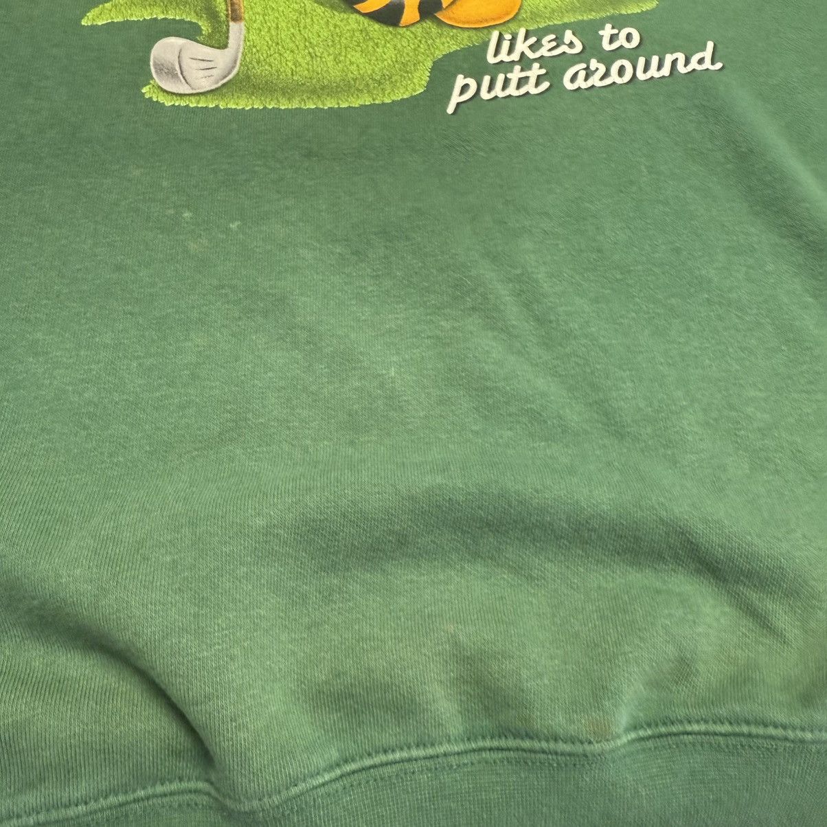 Disney Vintage Disney Tigger Golf Sweatshirt Mens L 23x26.5 Green C Size US L / EU 52-54 / 3 - 6 Thumbnail