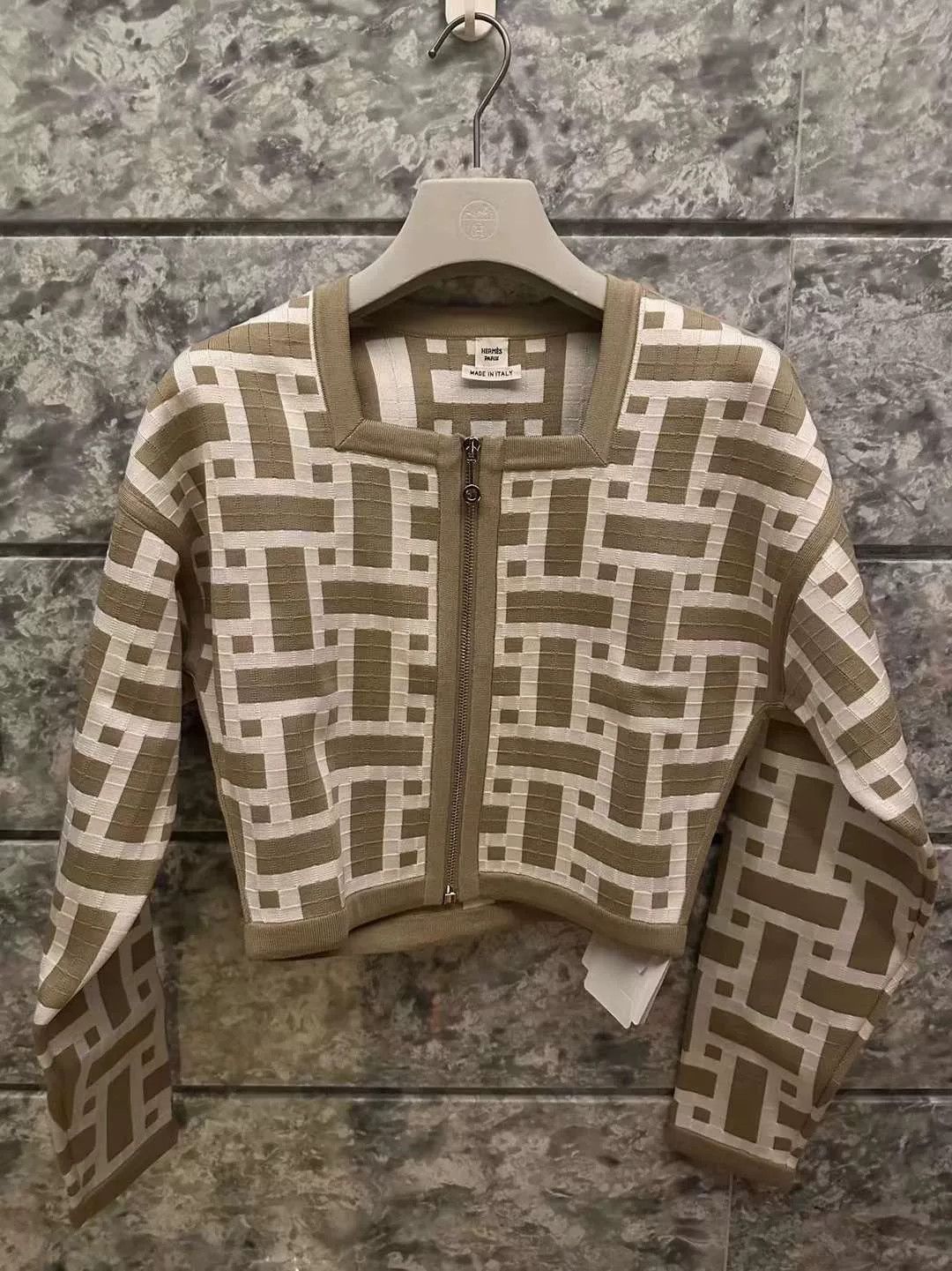 Hermes Short Cropped Jacket Size 34