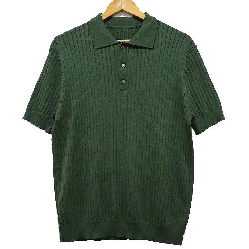 Vintage Streetwear Summer Retro Knit T-Shirt Size US L / EU 52-54 / 3 - 2 Thumbnail