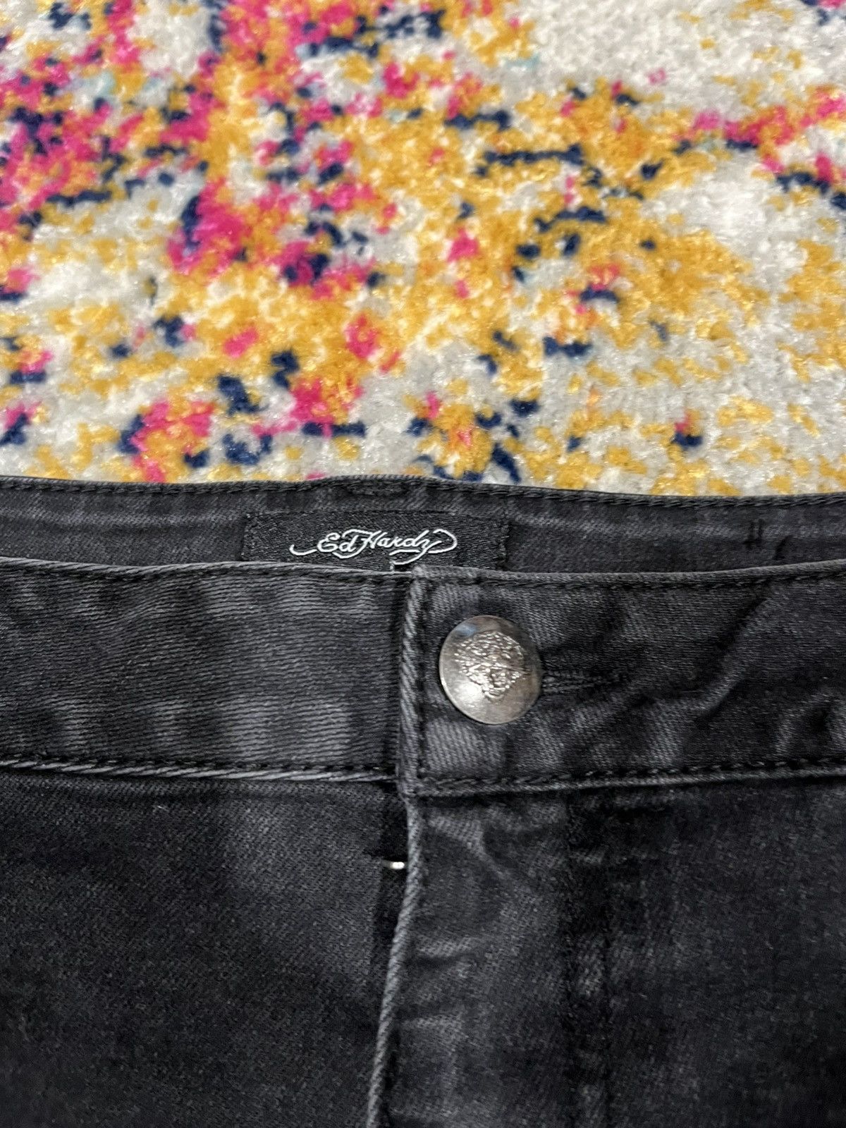 Ed Hardy Y2K Ed Hardy Paint jeans Size US 34 / EU 50 - 6 Thumbnail