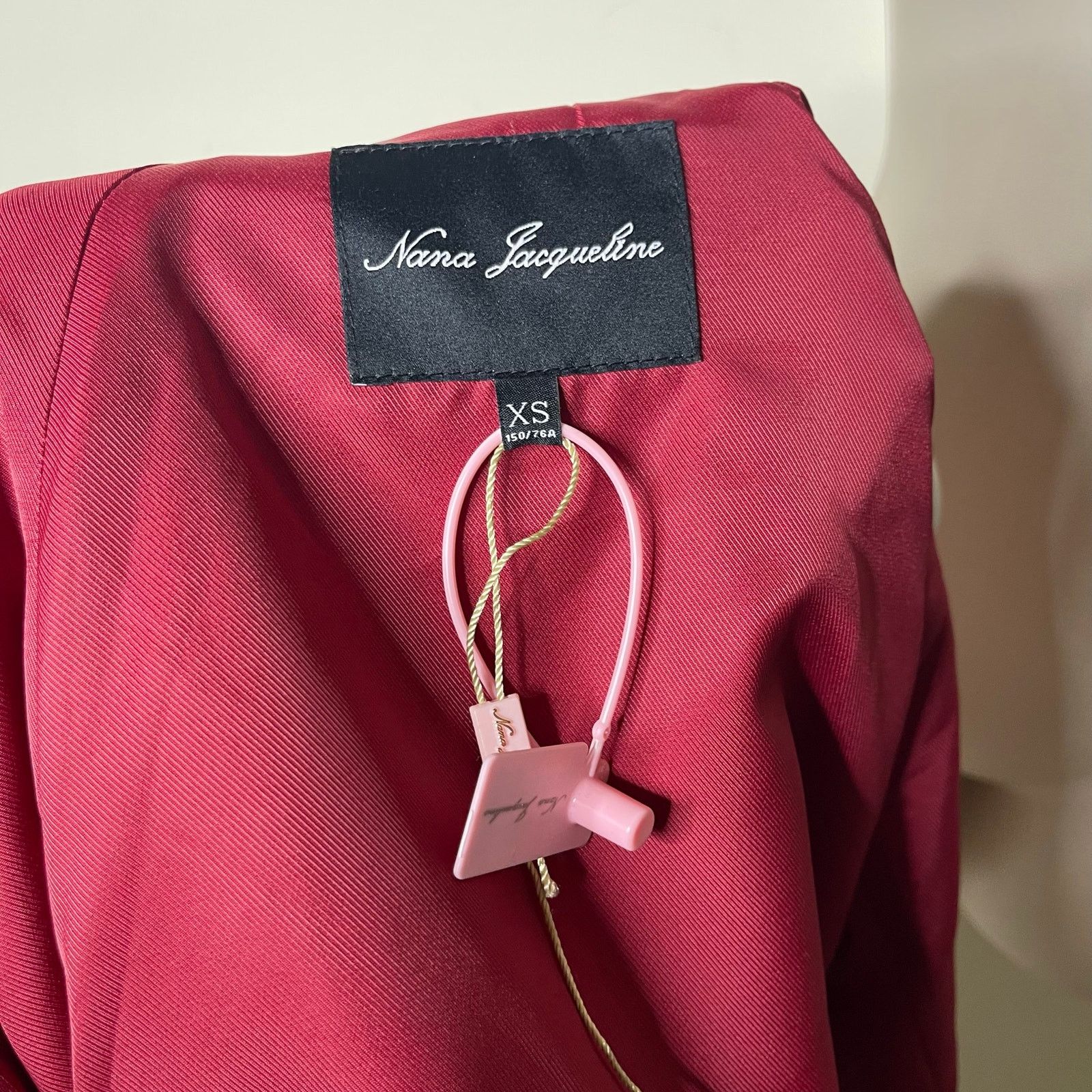 Other New Nana Jacqueline Alia Mini Blazer Open Back Bow Dress XS Size XS / US 0-2 / IT 36-38 - 3 Thumbnail