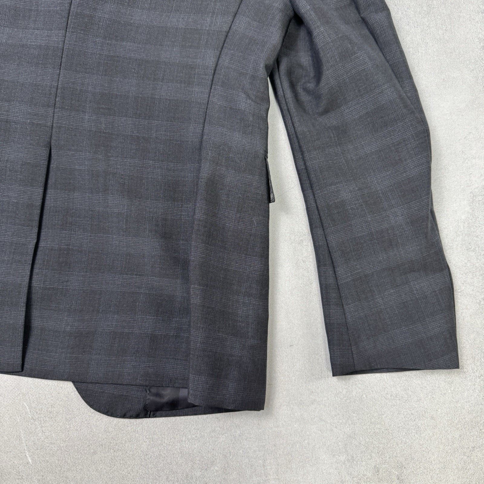 Burberry Burberry Men Blazer Check Kid Mohair/Wool Size 48R Size 38R - 14 Thumbnail