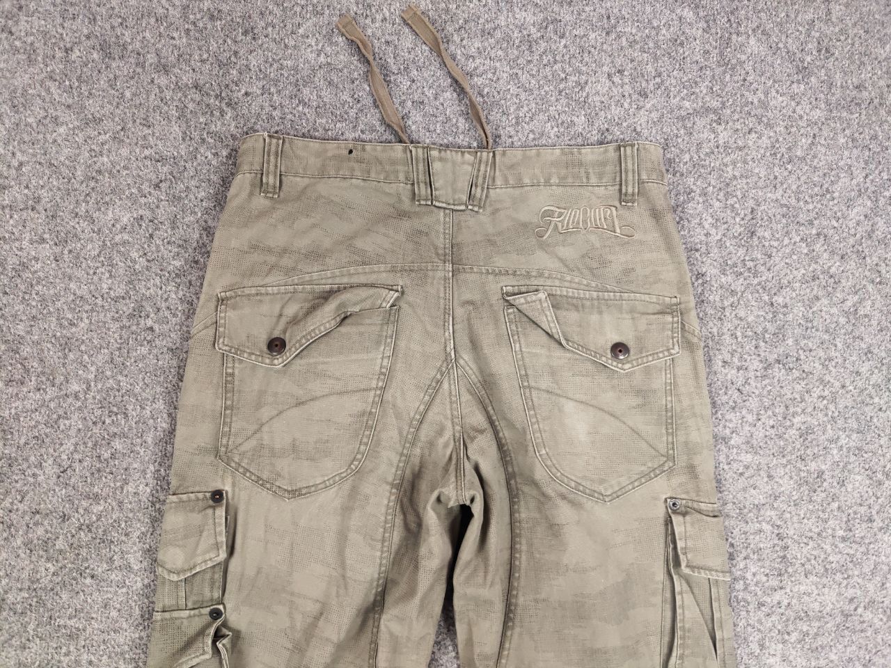 Japanese Brand Vintage 90's junya watanabe style Cargo Baggy camo Pants Size US 33 - 16 Thumbnail