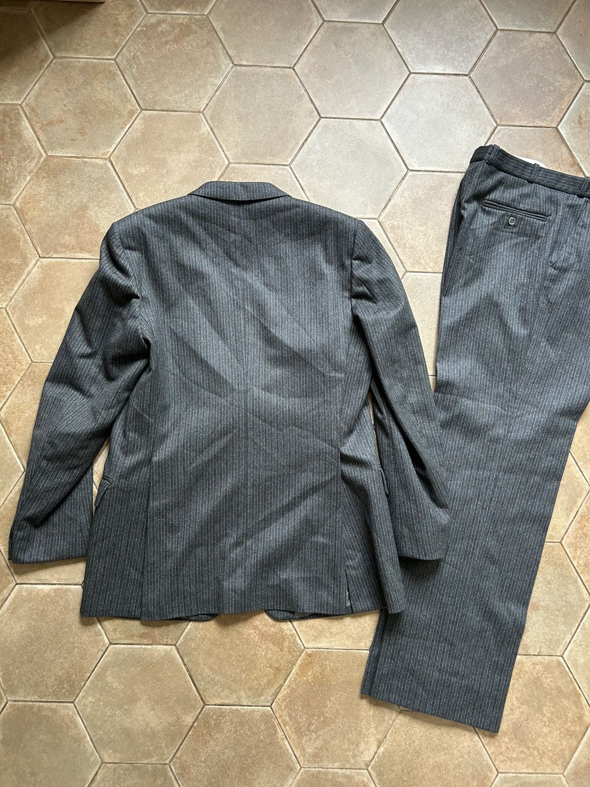 Christian Dior Monsieur Christian Dior Monsieur Wool Vintage Suit Size 42R - 7 Thumbnail