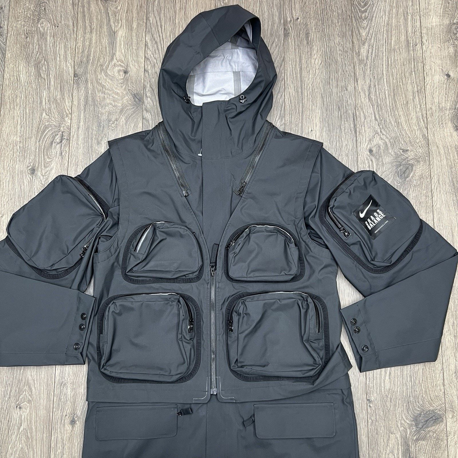 Nike Nike x Undercover Parka Jacket Size XS Black 2 in 1 Vest Zip Size US XS / EU 42 / 0 - 5 Thumbnail