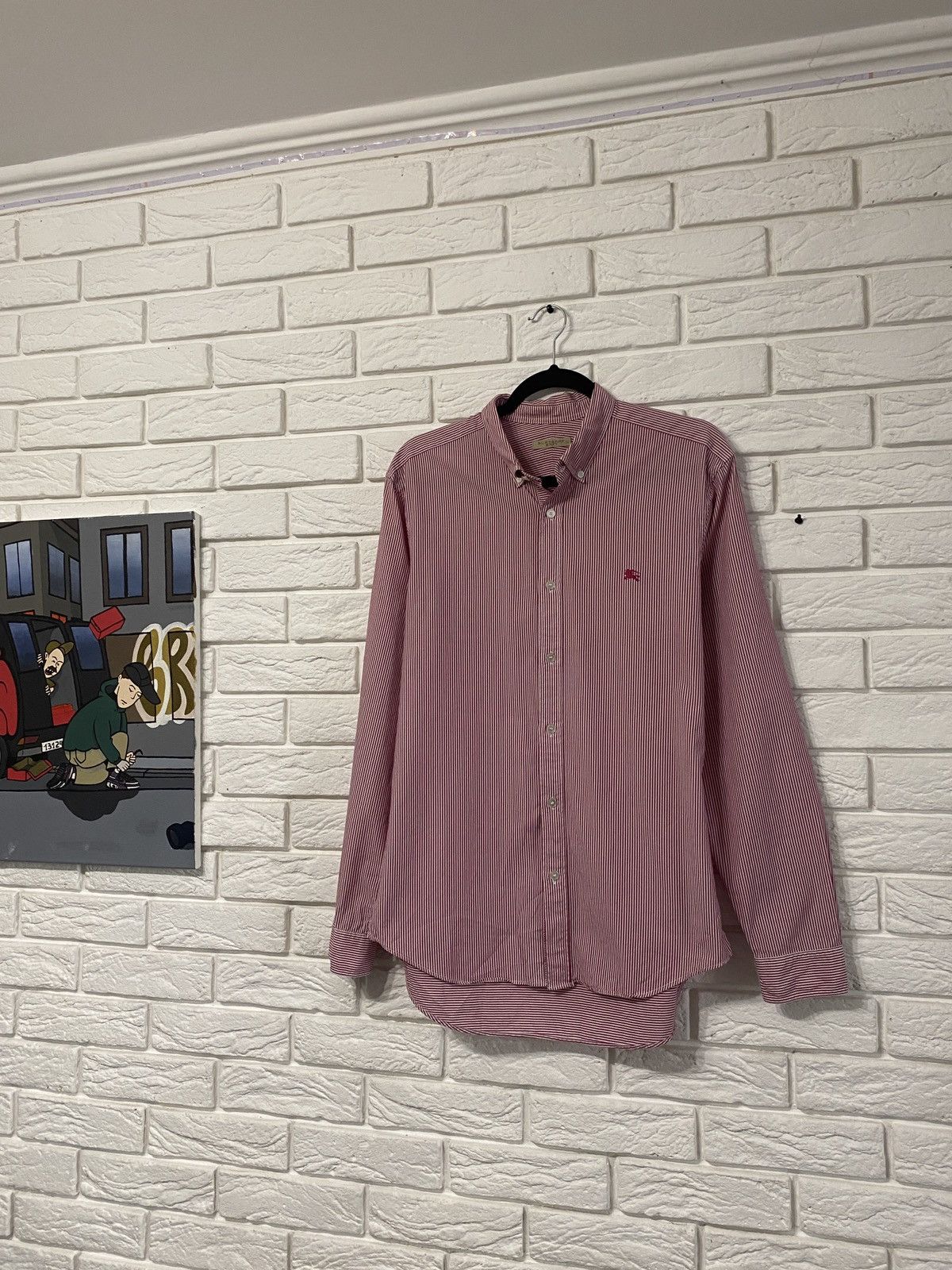 Burberry BURBERRY BRIT Shirt Casual Formal Check Men Size US L / EU 52-54 / 3 - 1 Thumbnail