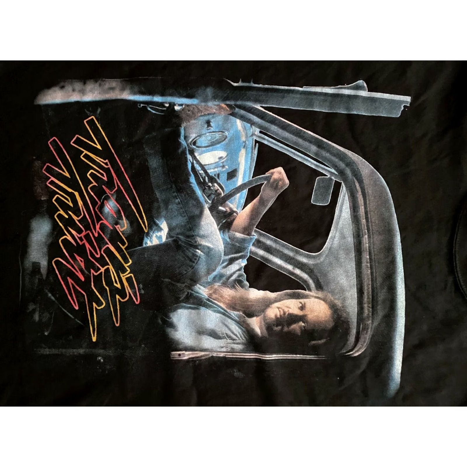 Jerzees VINTAGE Jerzees T-Shirt 90s All Over Print Travis Tritt Concert Tour Black XL Mens Shirt Size US XL / EU 56 / 4 - 3 Thumbnail