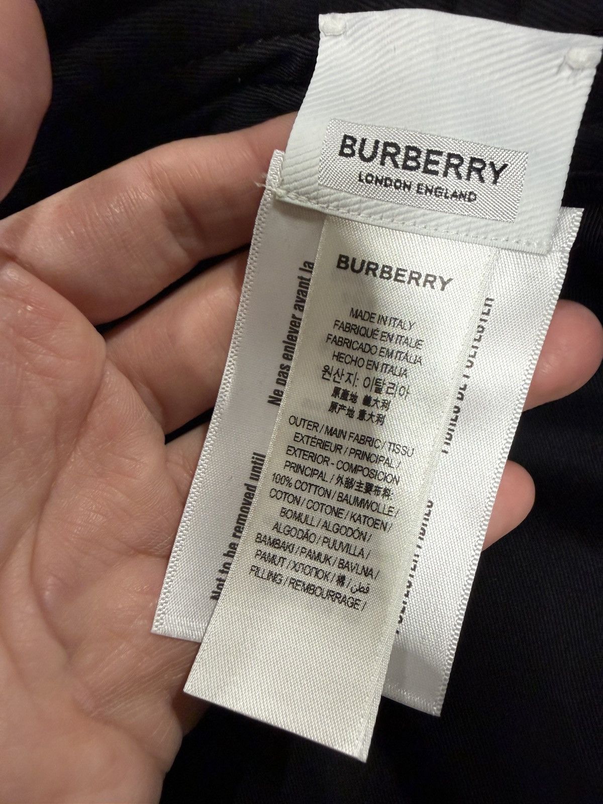 Burberry Burberry Logo Embroidery Bucket Hat NEW 500$ L Size ONE SIZE - 4 Thumbnail