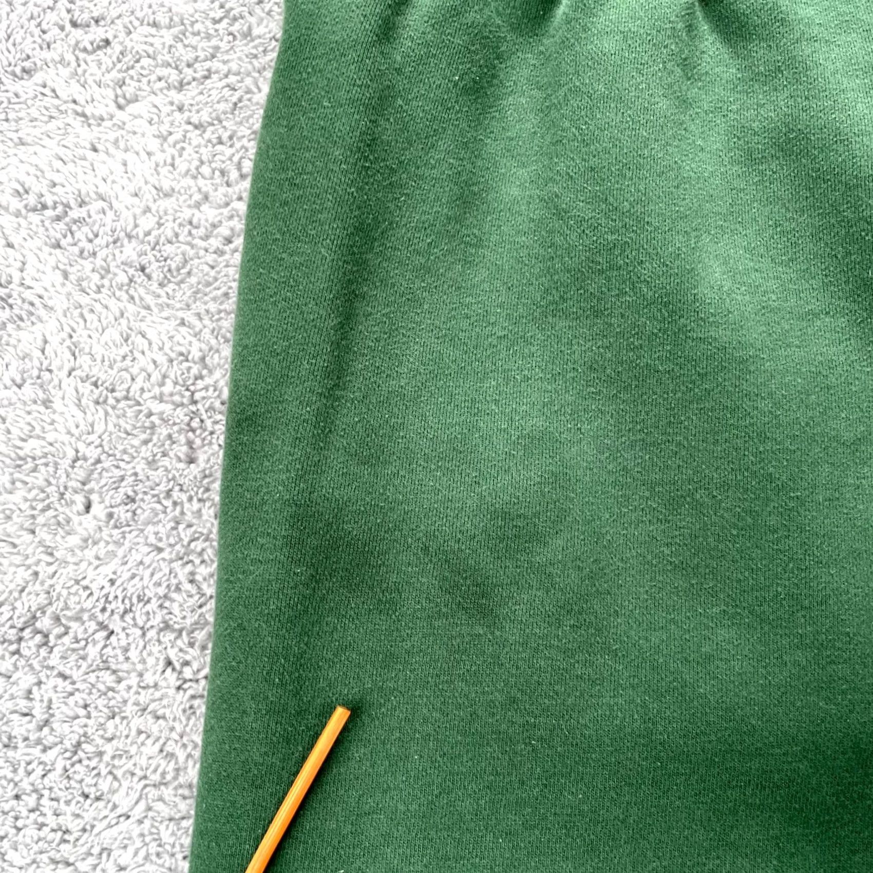 Vintage Maison Article Sweatpants Mens Medium Green Cotton Fleece Lined Tapered Leg Narrowed City Logo Slim Fit Regular Inseam 26 in Navy? Size US 31 - 3 Thumbnail