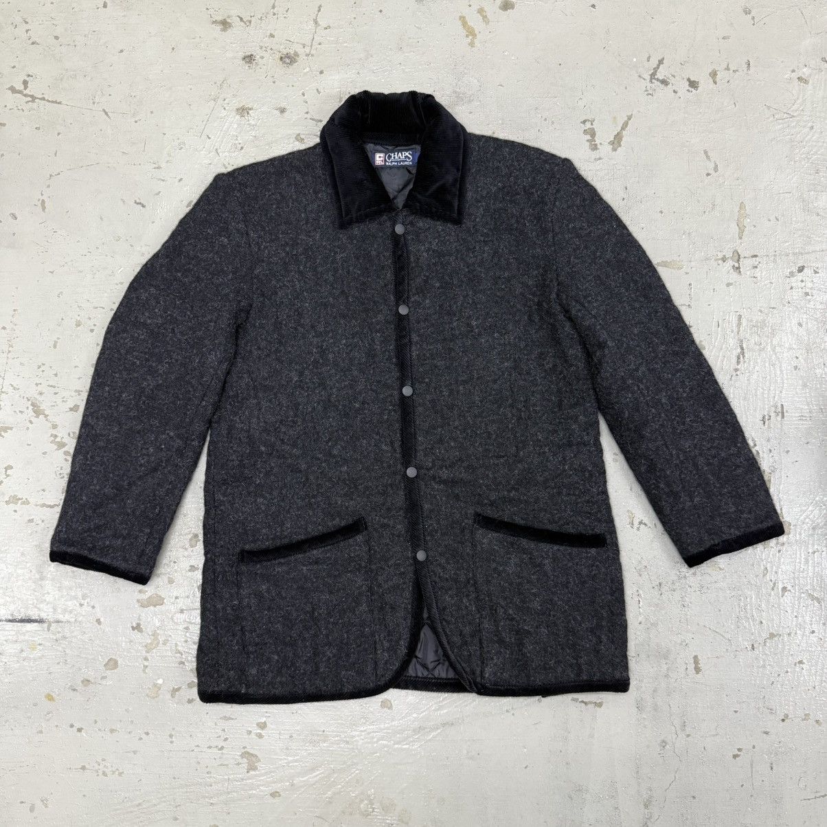 Supreme Shadow Plaid Wool Coat M