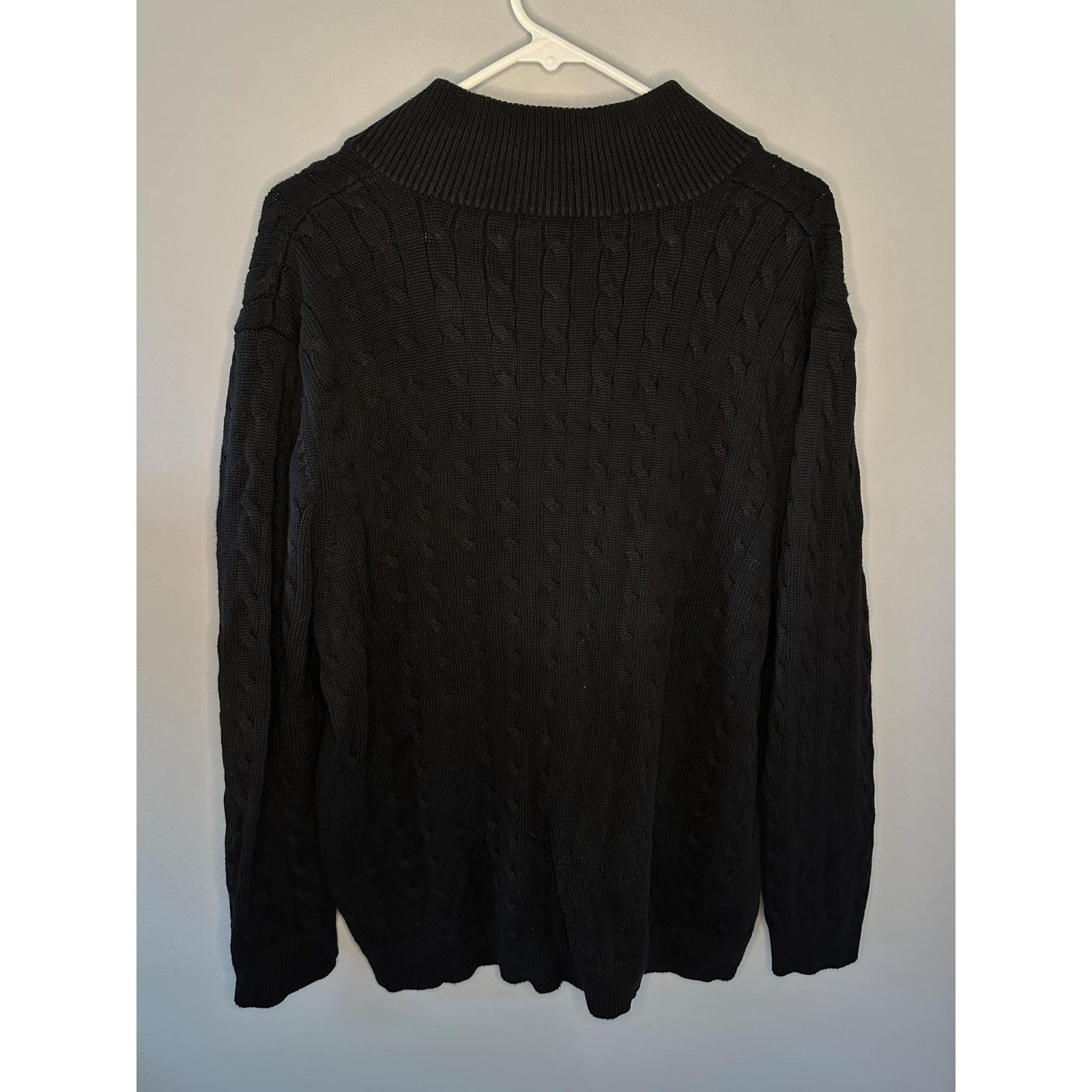 Lauren Ralph Lauren Lauren Ralph Lauren Knit Pullover Sweater Black Plus 3X Size 4XL / US 24-26 - 4 Thumbnail