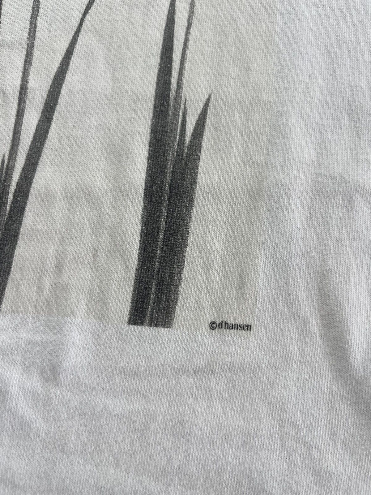 Flower Mountain Vintage FLOWERS Artwork by d hansen 90’s T-shirt Size US L / EU 52-54 / 3 - 8 Thumbnail