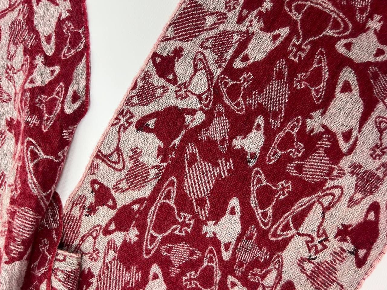 Vivienne Westwood Vivienne Westwood monogram wool scarf Size ONE SIZE - 7 Thumbnail