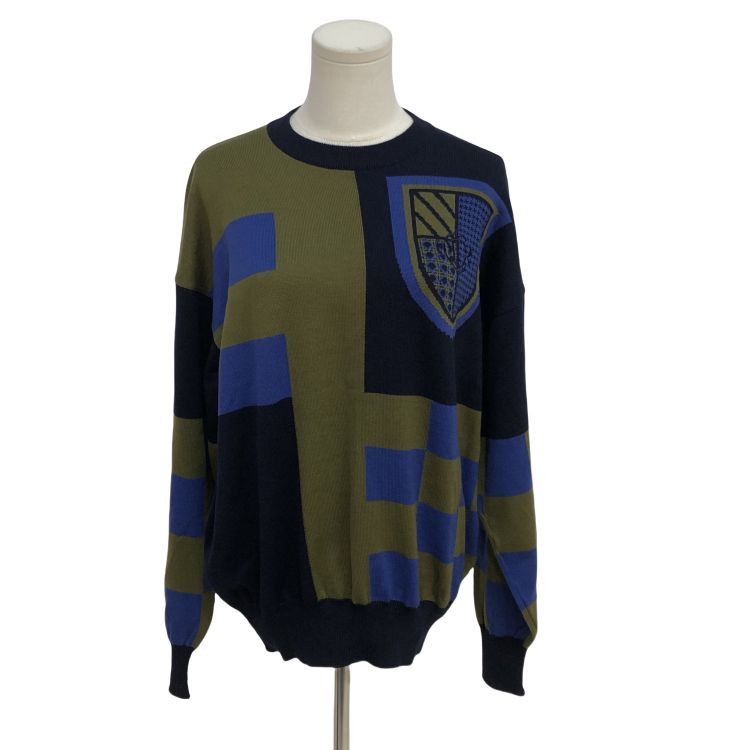 Dior Dior Color-blocked Knit Sweater US M Size US M / EU 48-50 / 2 - 1 Thumbnail
