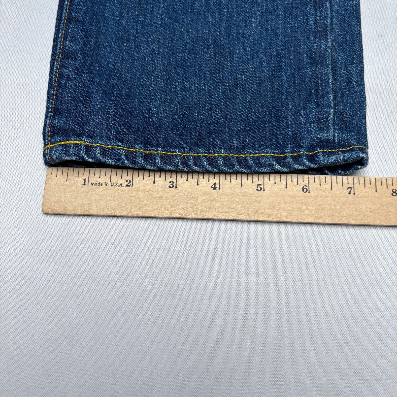 Sid Mashburn $325 Sid Mashburn Japanese Selvedge Deep Indigo Jeans 33x32 Size US 35 - 11 Thumbnail