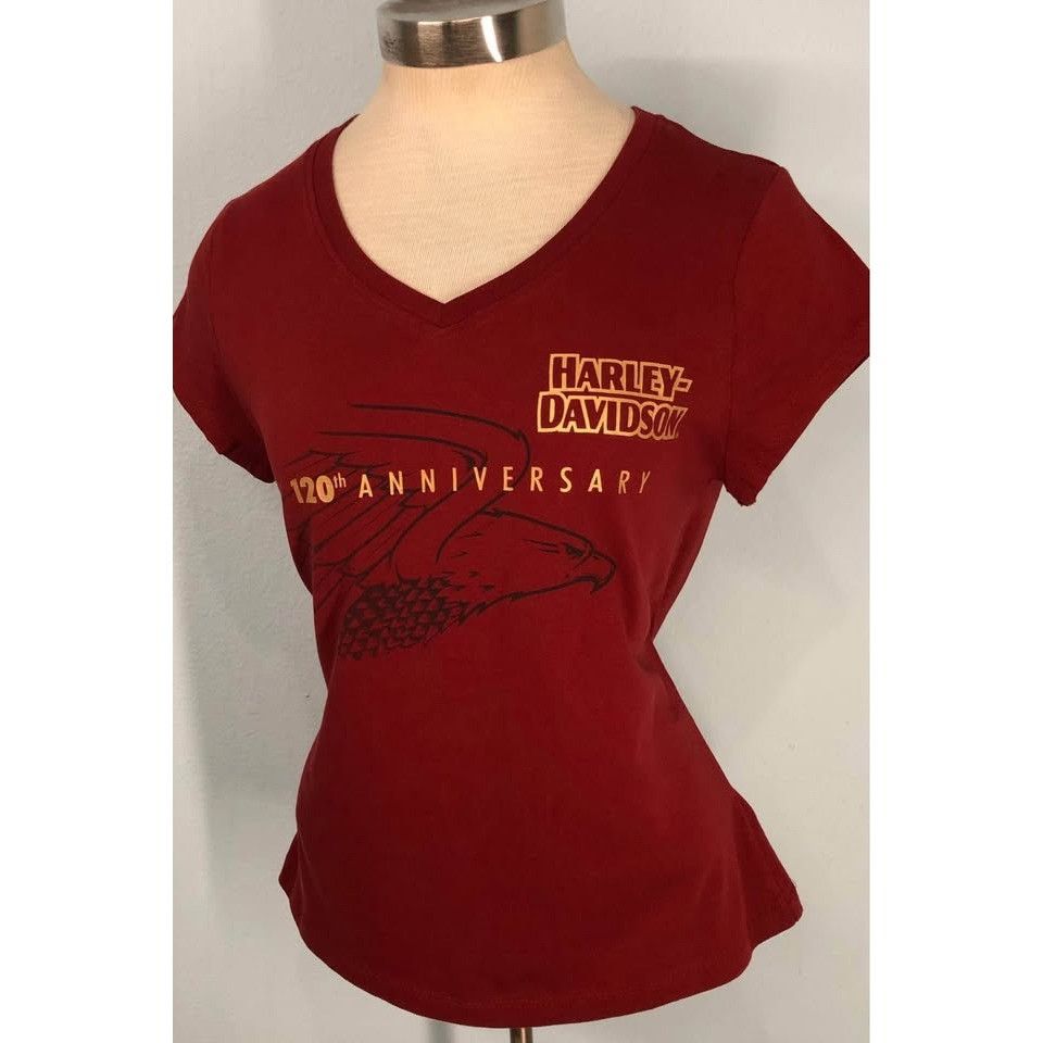 Harley Davidson Harley Davidson Shirt Small Women Like New, Elastic Fabric Size S / US 4 / IT 40 - 1 Thumbnail