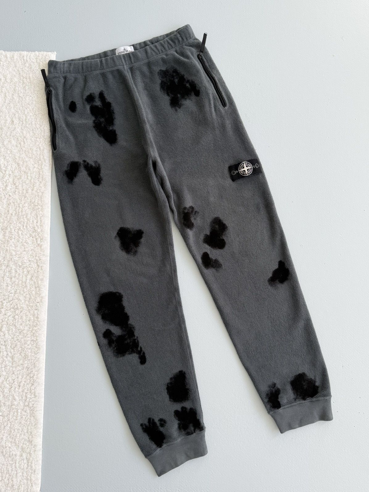 Stone Island Stone Island Fleece Tie-Dye Sweatpants Rare Patch Size US 36 / EU 52 - 6 Thumbnail