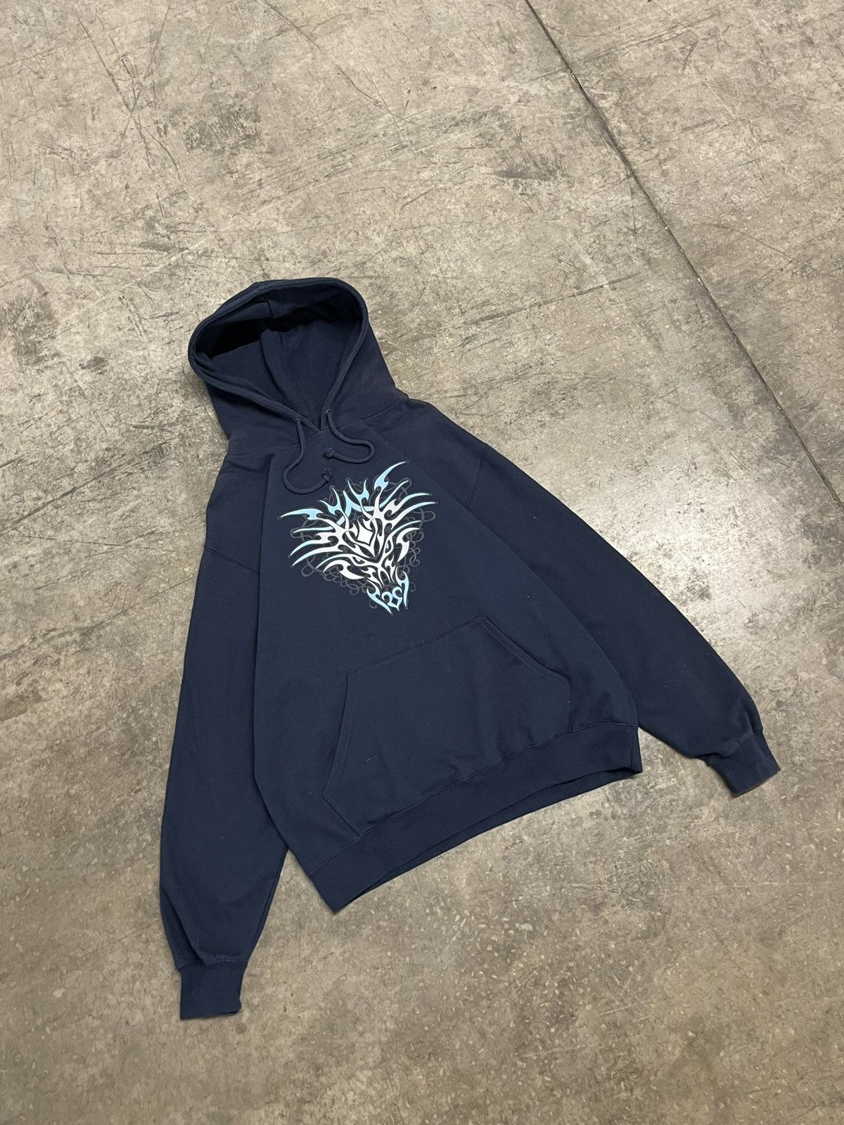 JNCO × Vintage Y2k Jnco style tribal hoodie skater rare hype boxy Size US L / EU 52-54 / 3 - 2 Thumbnail