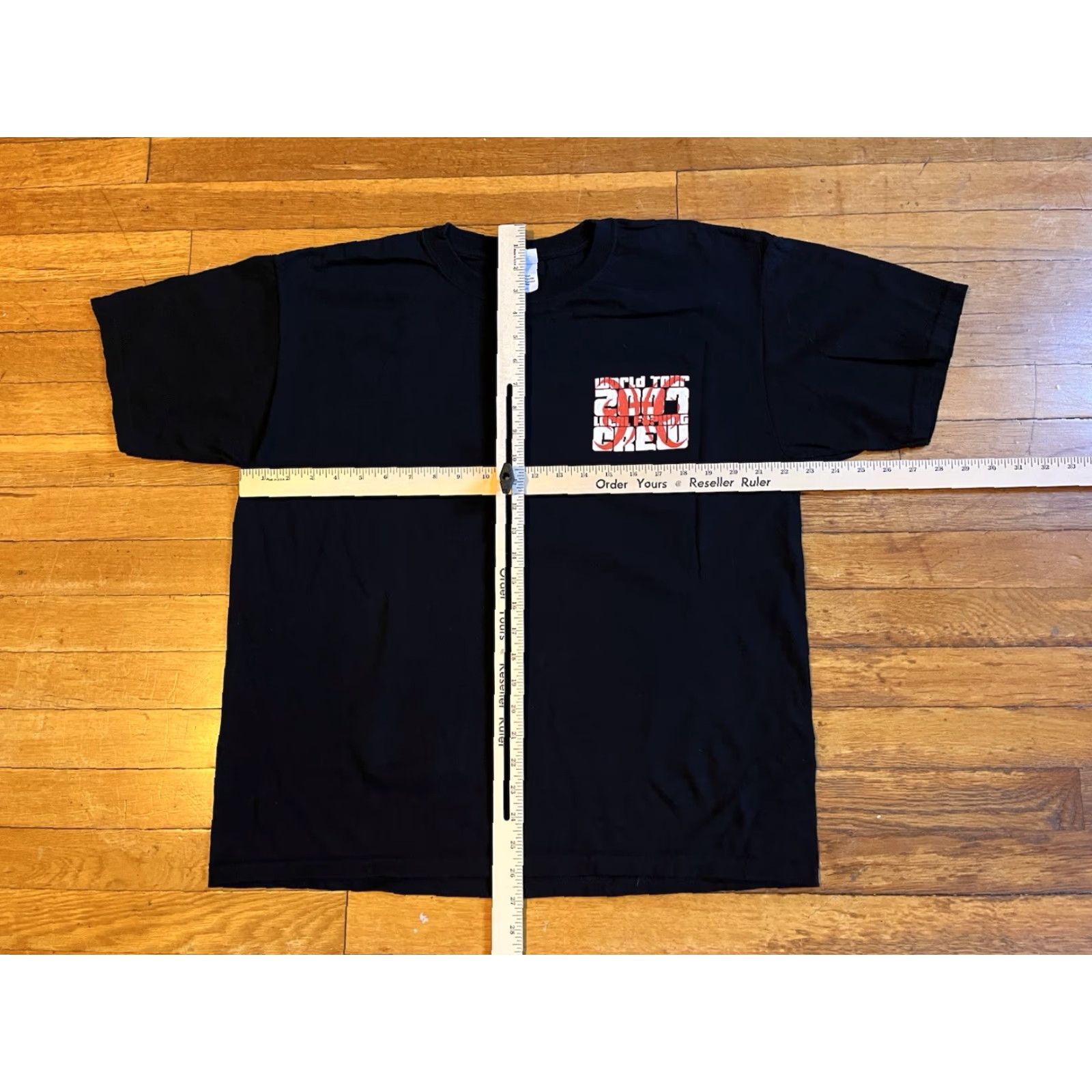 Anvil VINTAGE Hinder World Tour 2007 Local F*cking Crew Shirt Men’s XL Black T-Shirt Band Music Retro Rock Crew Neck Short Sleeve Logo Size US XL / EU 56 / 4 - 7 Thumbnail