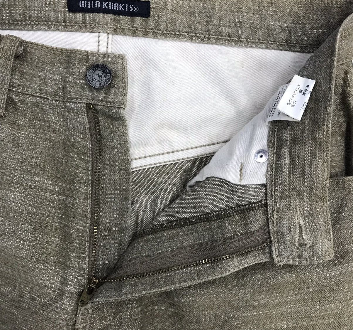 If Six Was Nine × Japanese Brand Vintage Wild Khakis Made In Japan Pants Size US 30 / EU 46 - 6 Thumbnail