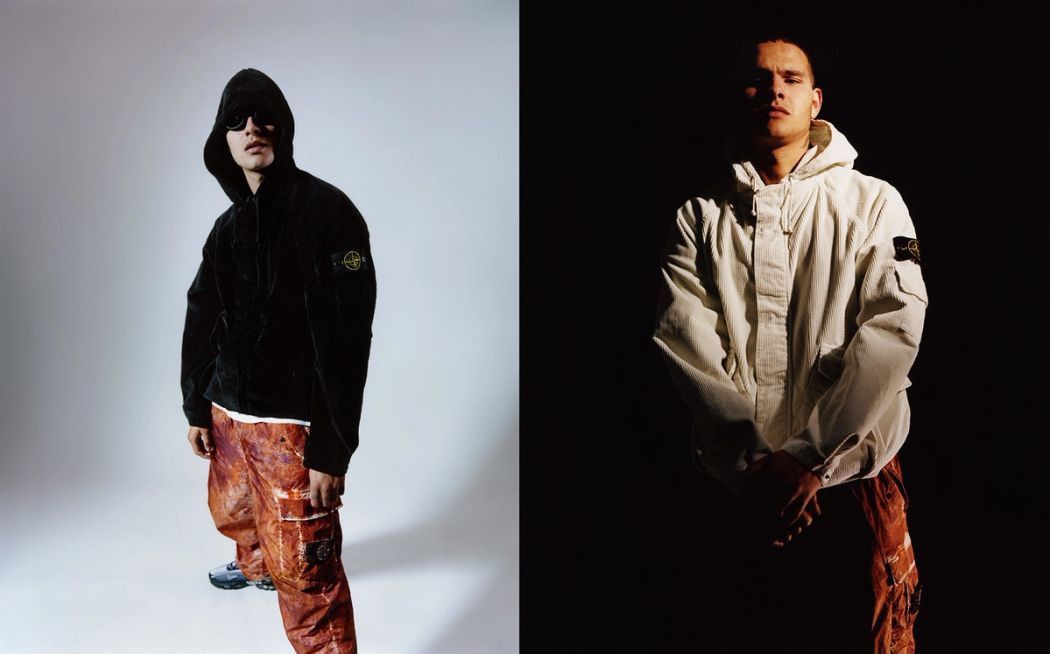 Supreme x Stone Island Corduroy Jacket white XL