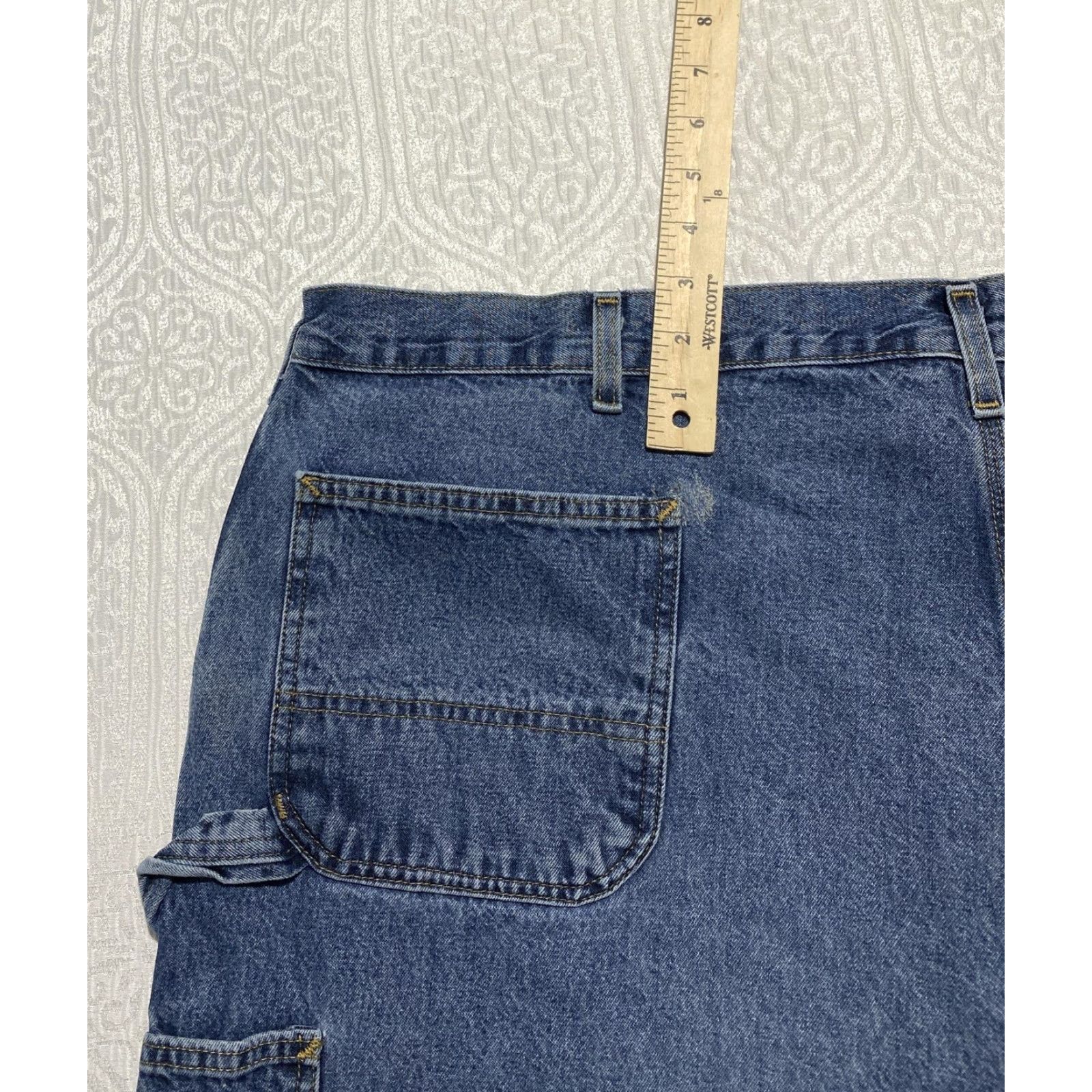 Carhartt Carhartt Jeans Mens 48x30 Blue B13 DPS Original Dungarees Work Utility Carpenter Jeans Size US 32 / EU 48 - 5 Thumbnail