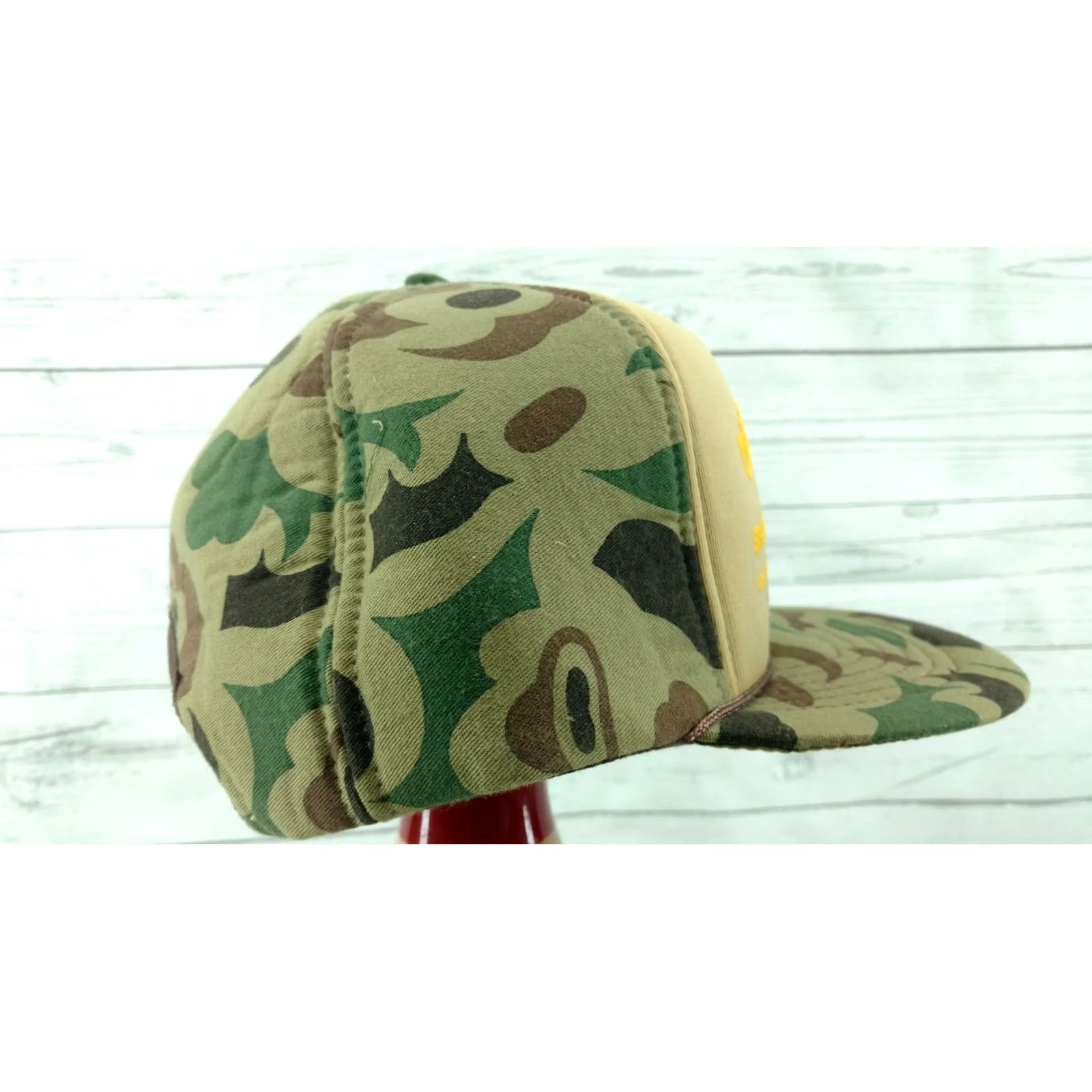 Kapital VINTAGE Snapback Camo Hunting Duck Deer Baseball Cap Hat Trucker Advertisement Size ONE SIZE - 4 Thumbnail
