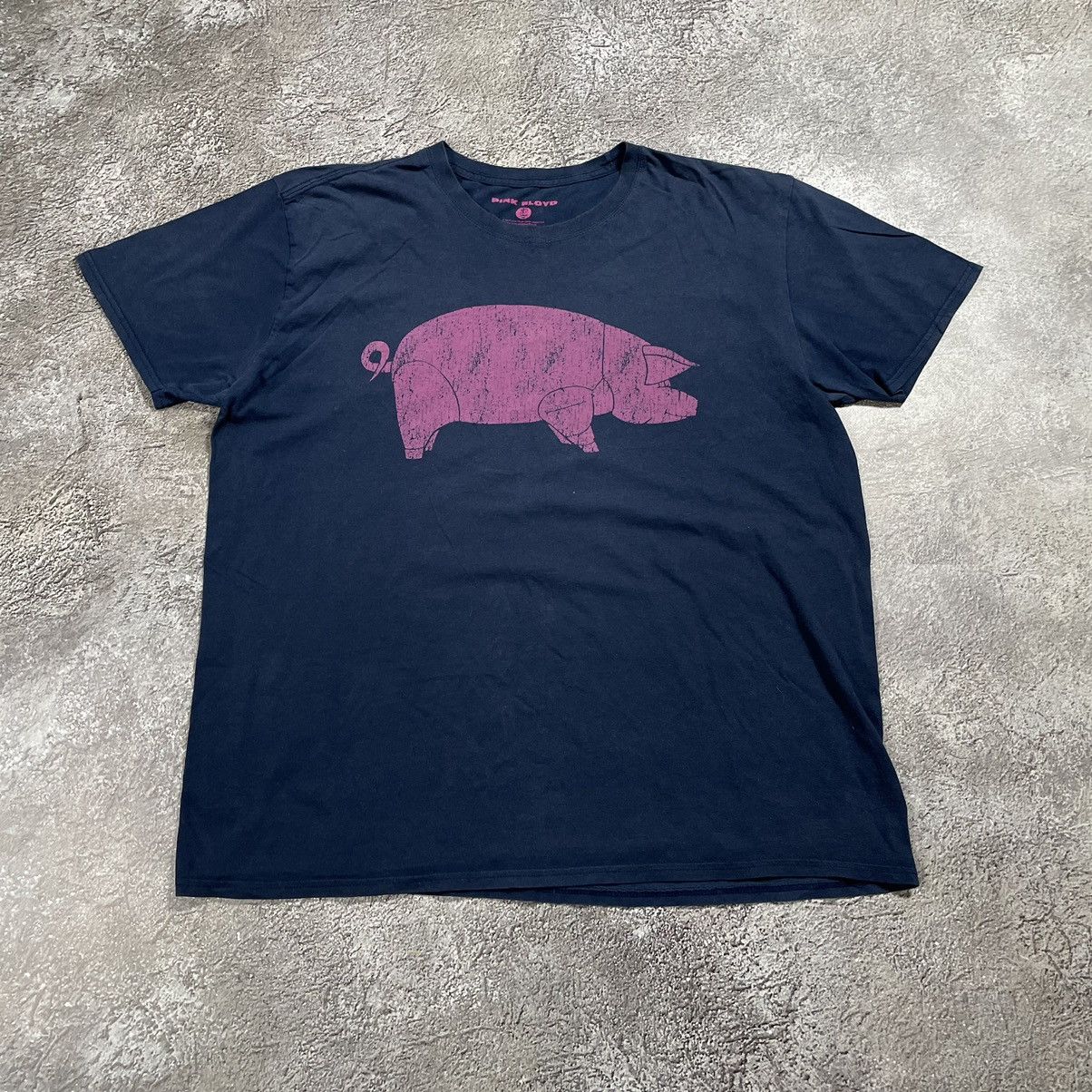 Vintage Vintage Y2K Pink Pig Graphic Tee Faded Black Grunge Skate XL Size US XL / EU 56 / 4 - 2 Thumbnail