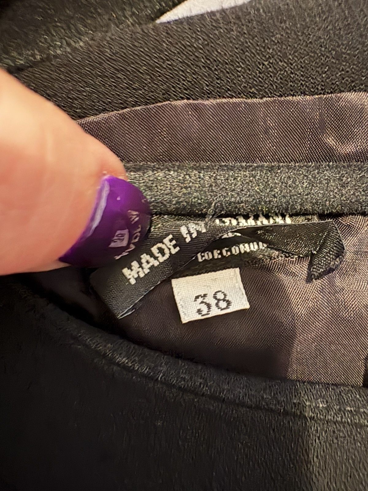 Giorgio Armani × Vintage Vintage Giorgio Armani Blouse - 100% Pure New Wool Size XS / US 0-2 / IT 36-38 - 5 Thumbnail