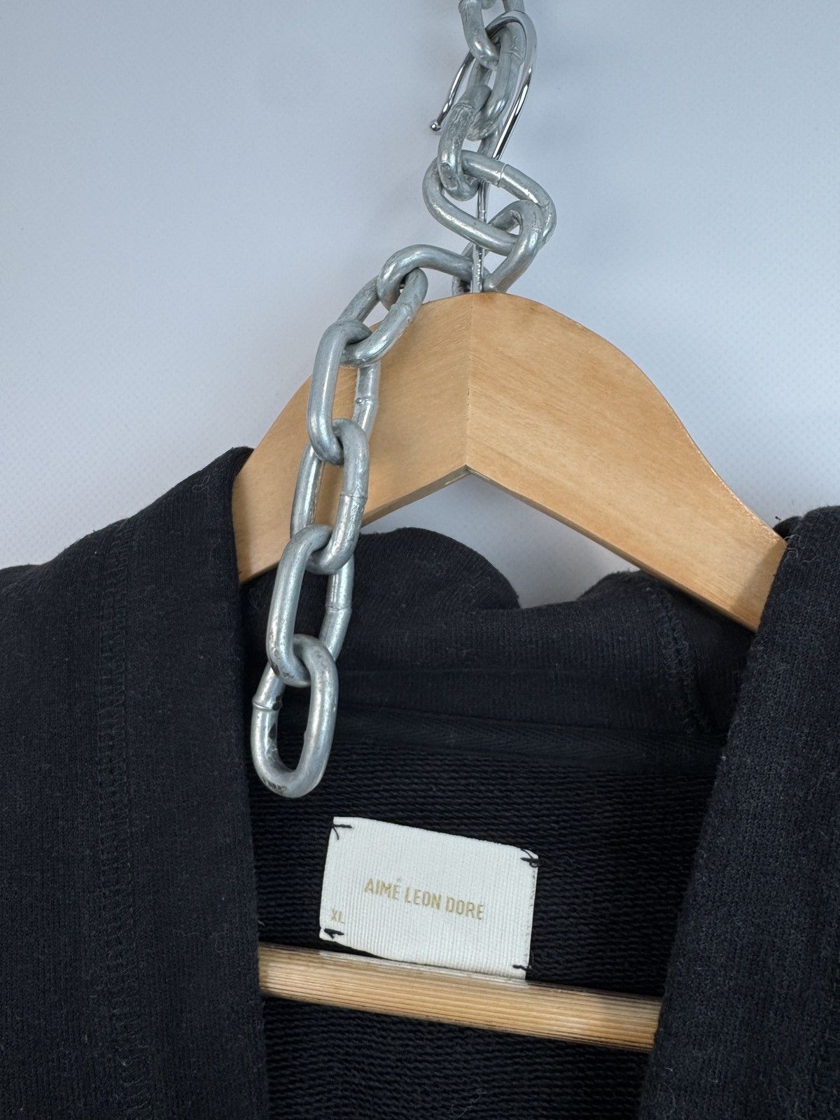 Aime Leon Dore Aimé slim reverse weave warm up hoodie black shattered logo Size US XL / EU 56 / 4 - 5 Thumbnail