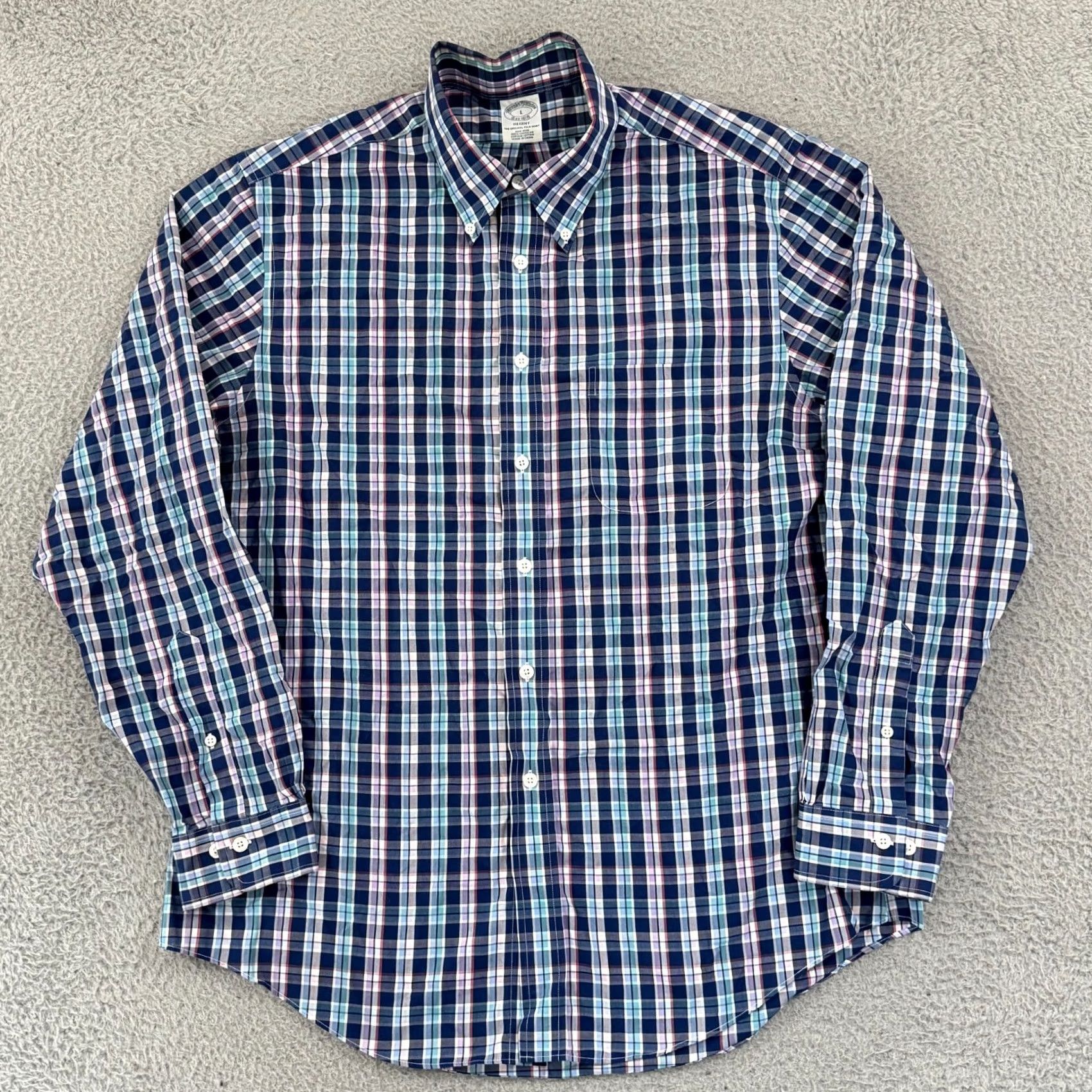Brooks Brothers Brooks Brothers Regent Shirt Men L Plaid Button Long Sleeve Supima Cotton Preppy Size US L / EU 52-54 / 3 - 2 Thumbnail