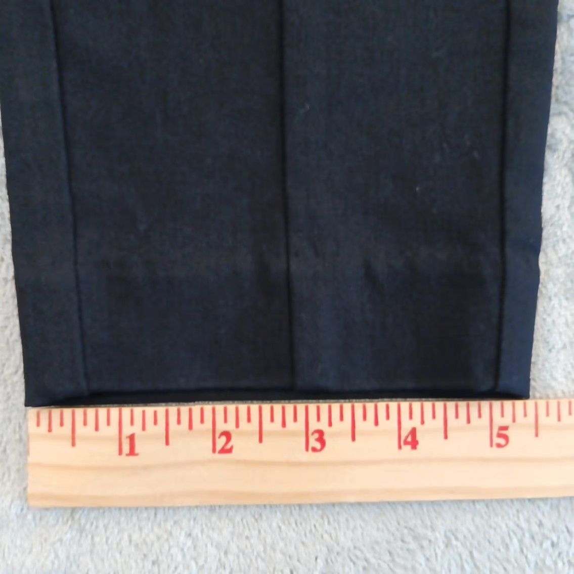 Vintage Maurices Pants Womens Medium Black Pull On Zipper Accents 30x27 Mid Rise Ankle Straight Pull On Elastic Waist 27 In Inseam Size 32" / US 10 / IT 46 - 5 Thumbnail