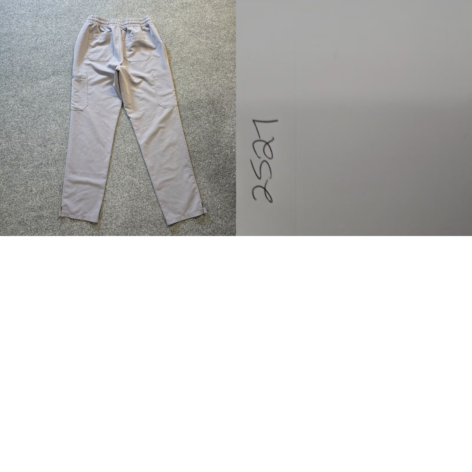 Vintage Jaanuu Pants Women Size Medium Gray Pull On Pockets Nursing Medical Lab Comfort Mens Girls Womens? Size 32" / US 10 / IT 46 - 8 Thumbnail