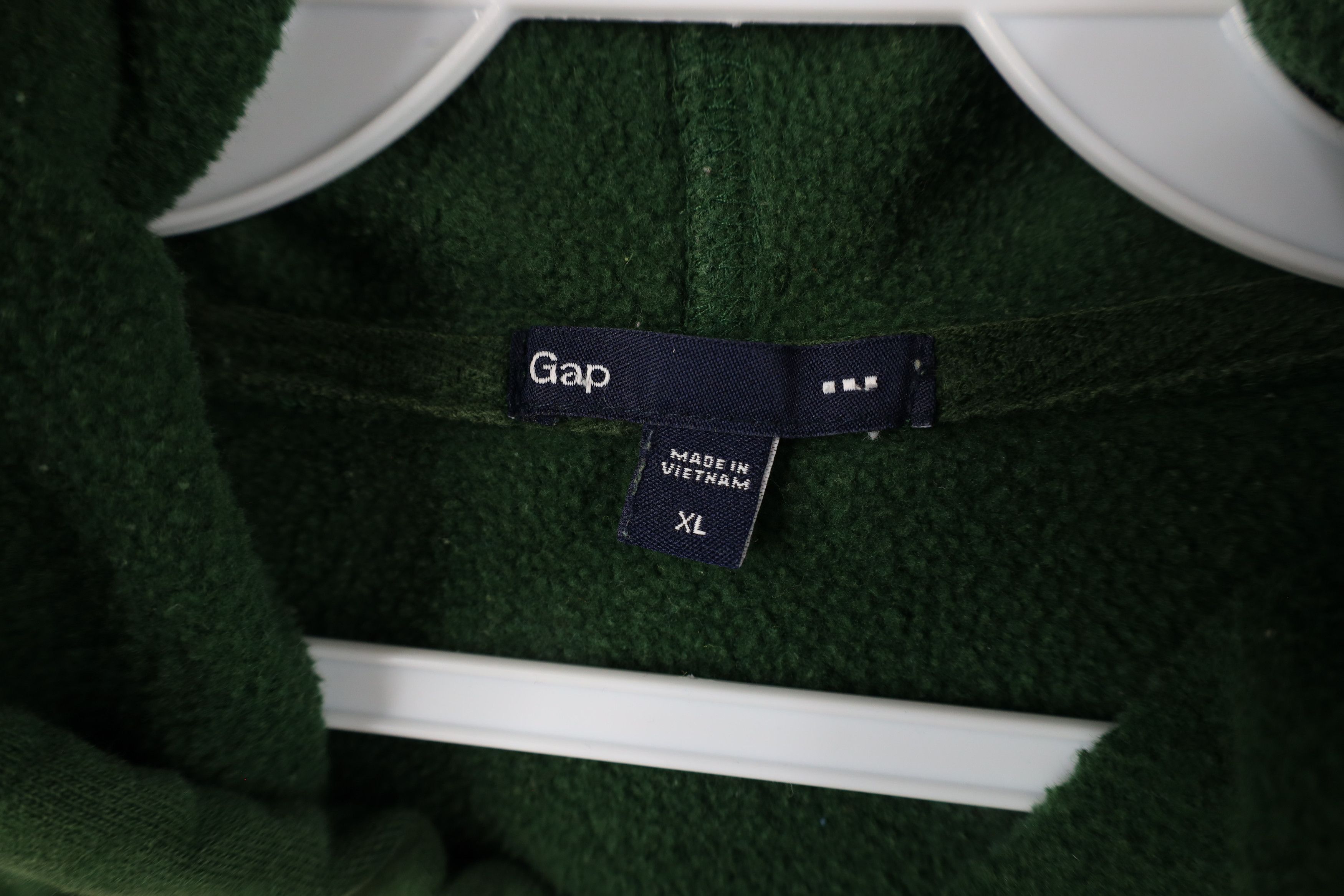 Gap × Vintage Vintage Gap Spell Out Block Letter Hoodie Sweatshirt Green Size US XL / EU 56 / 4 - 10 Thumbnail