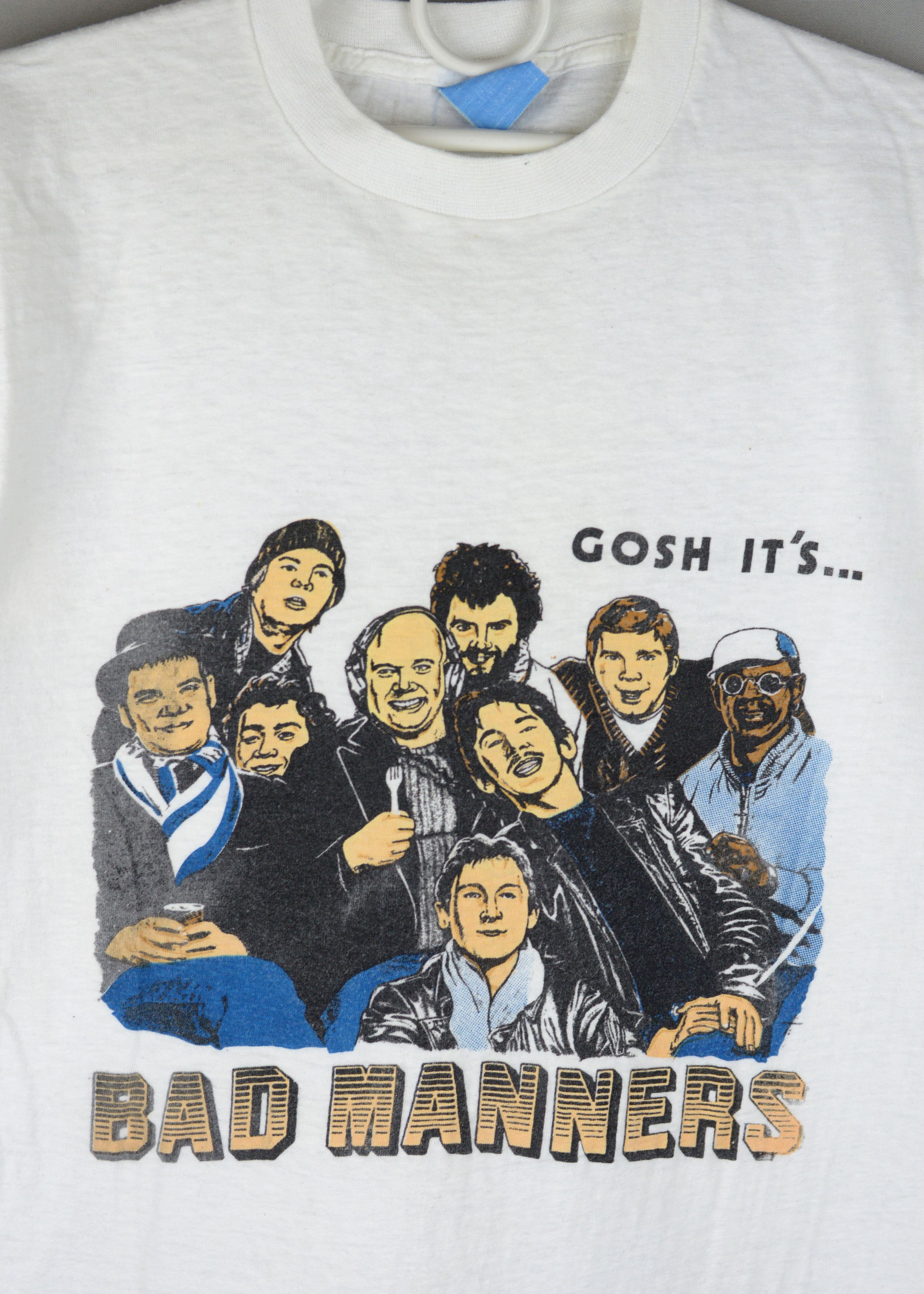 Vintage Bad Manners Gosh It s 80s t shirt