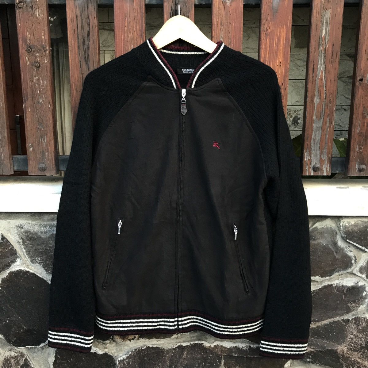 Burberry BURBERRY BLACK LABEL VARSITY JACKET Size US L / EU 52-54 / 3 - 1 Thumbnail