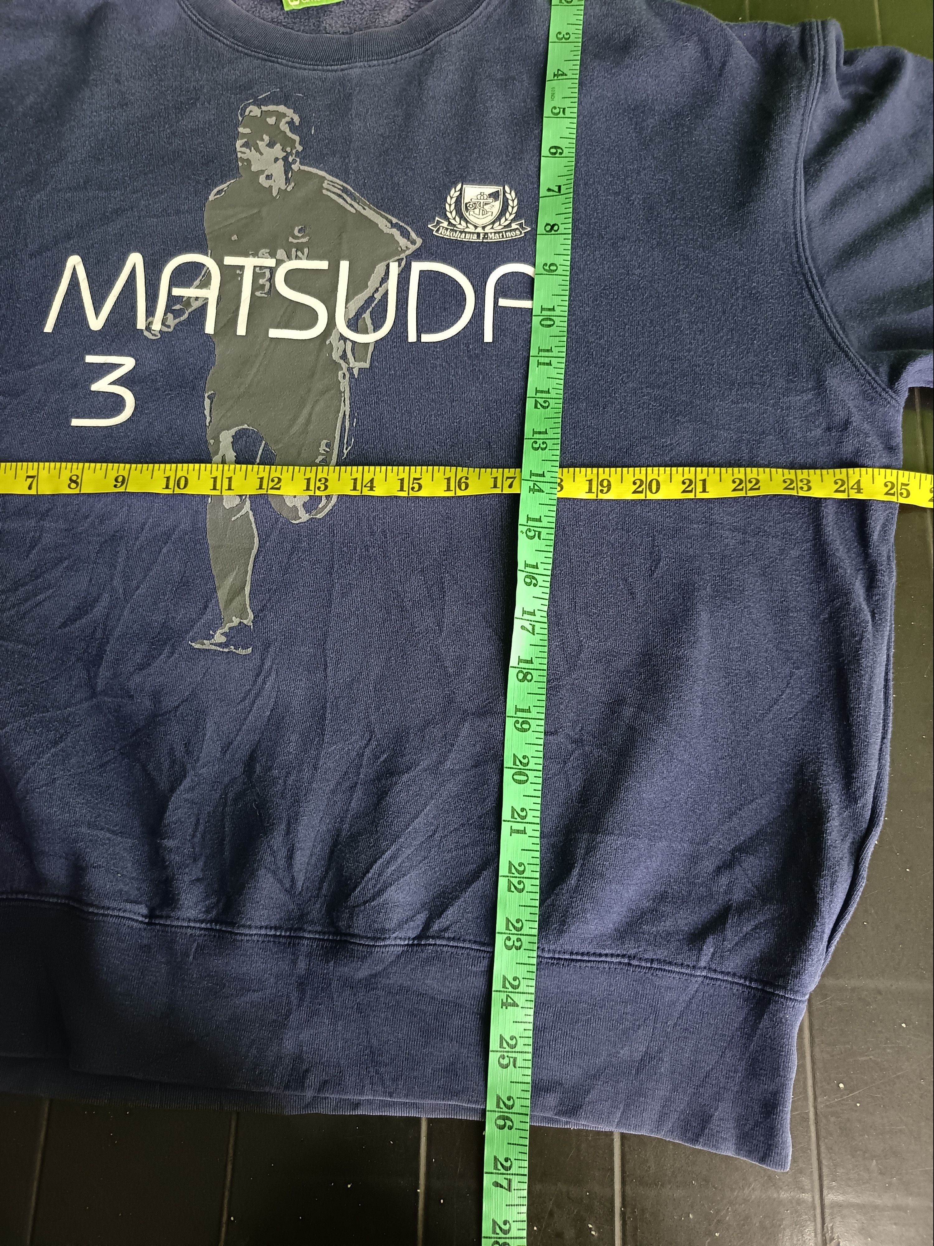 Japanese Brand Vintage Marinos Naoki Matsuda Sweatshirt Size US L / EU 52-54 / 3 - 7 Thumbnail