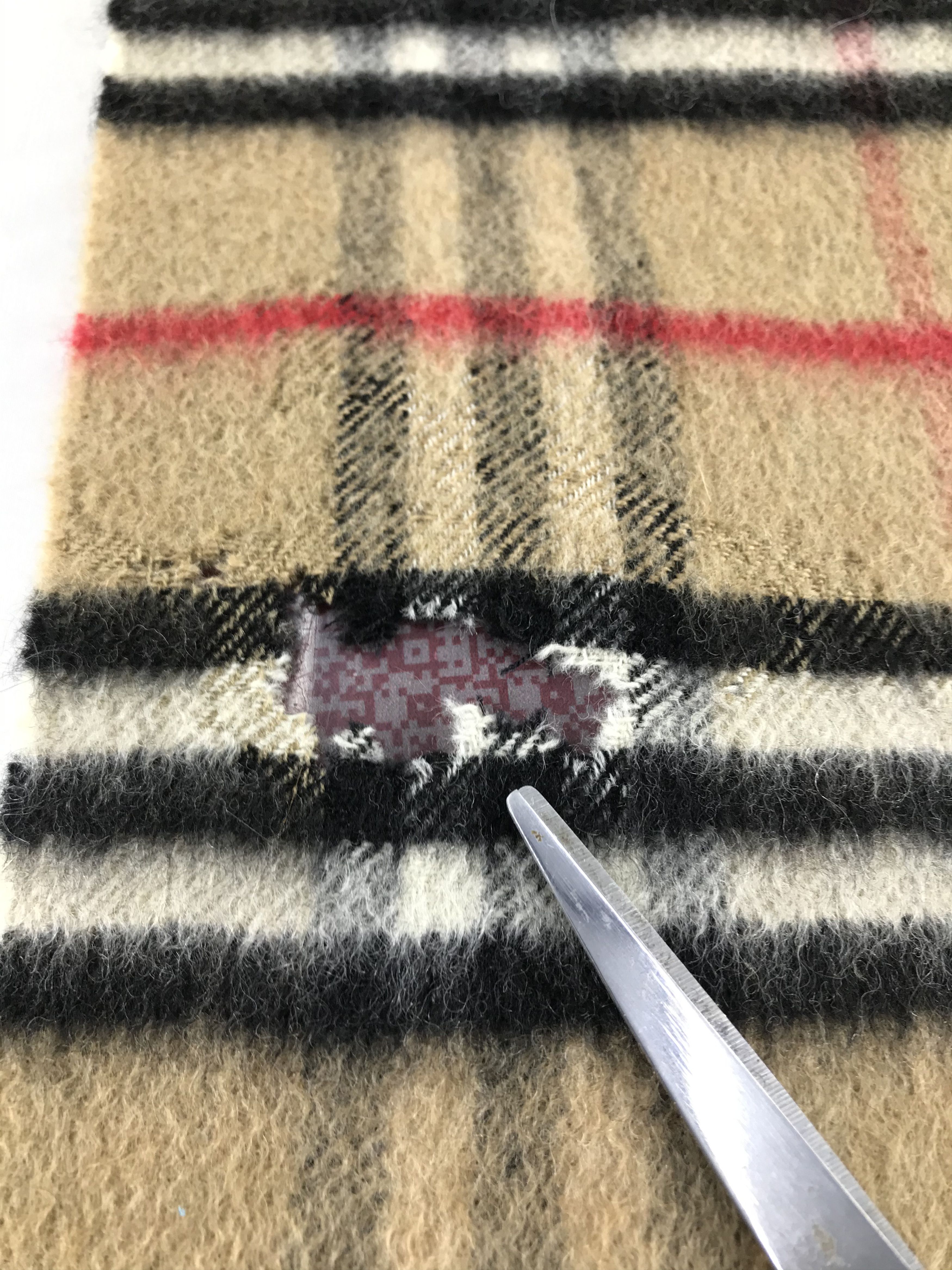 Burberry Burberrys Nova Check Tan Cashmere Wool Scarf Muffler V425 Size ONE SIZE - 5 Thumbnail