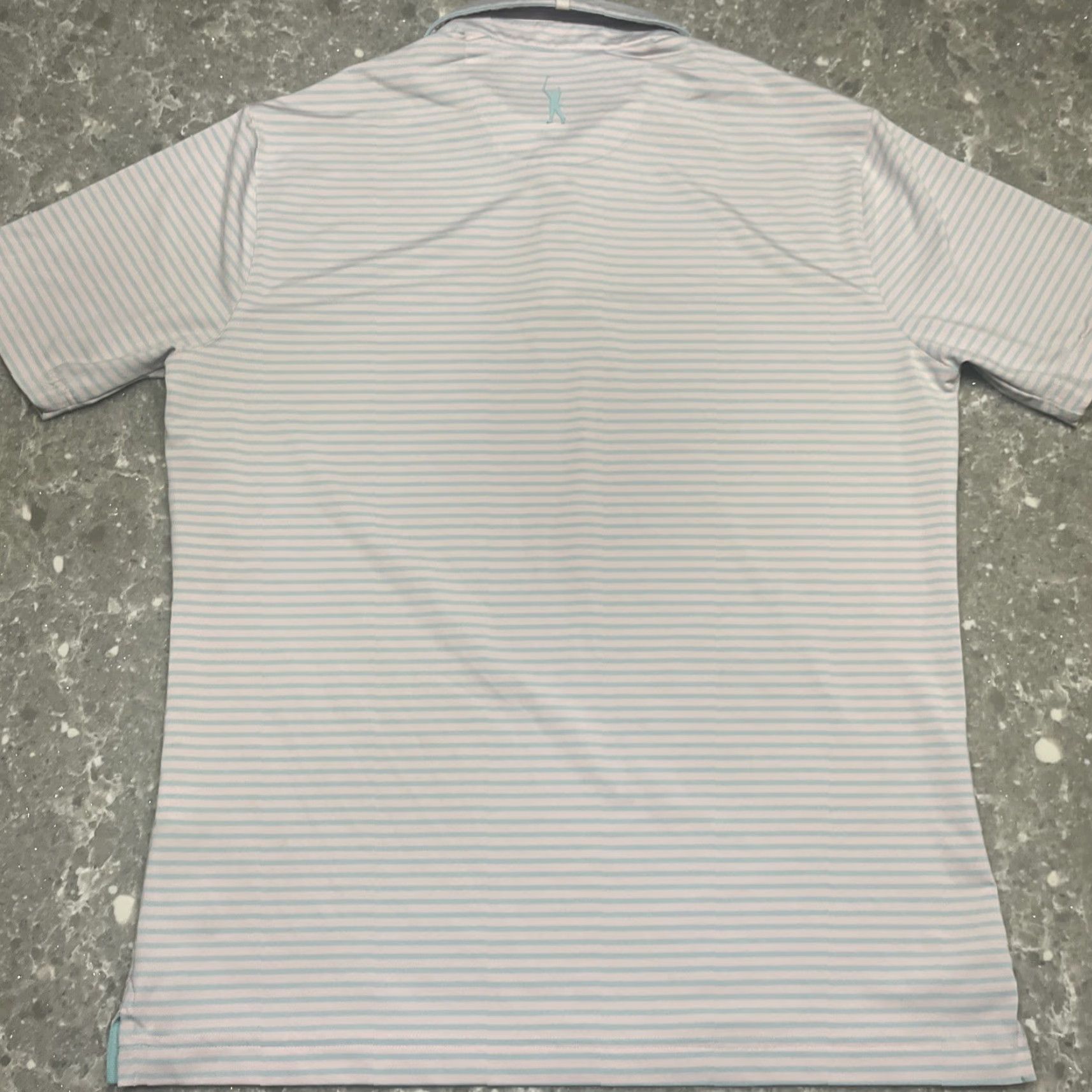Mizzen+Main Mizzen+Main Phil Mickelson Mens Polo Shirt Golf Size M Blue Stripe Shirt Mens Size US M / EU 48-50 / 2 - 4 Thumbnail
