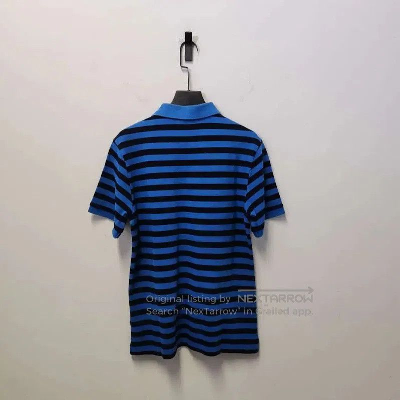 Burberry Burberry Men's Blue Striped Polo Shirt. Size US S / EU 44-46 / 1 - 2 Thumbnail