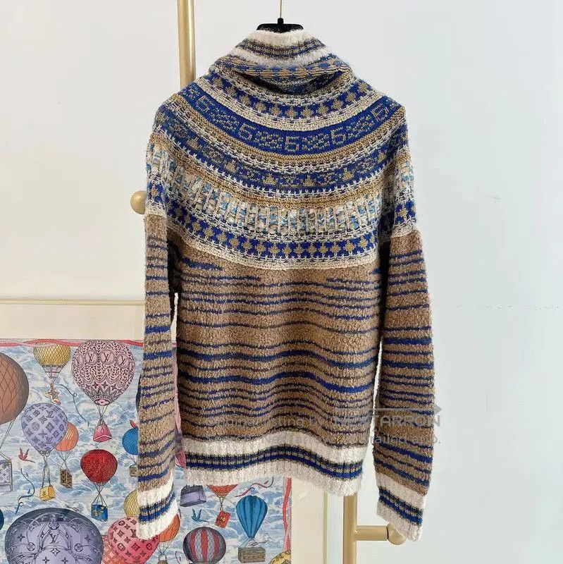 Chanel Chanel Multicolor Wool Blend Long Sleeve Sweater . Size M / US 6-8 / IT 42-44 - 1 Thumbnail