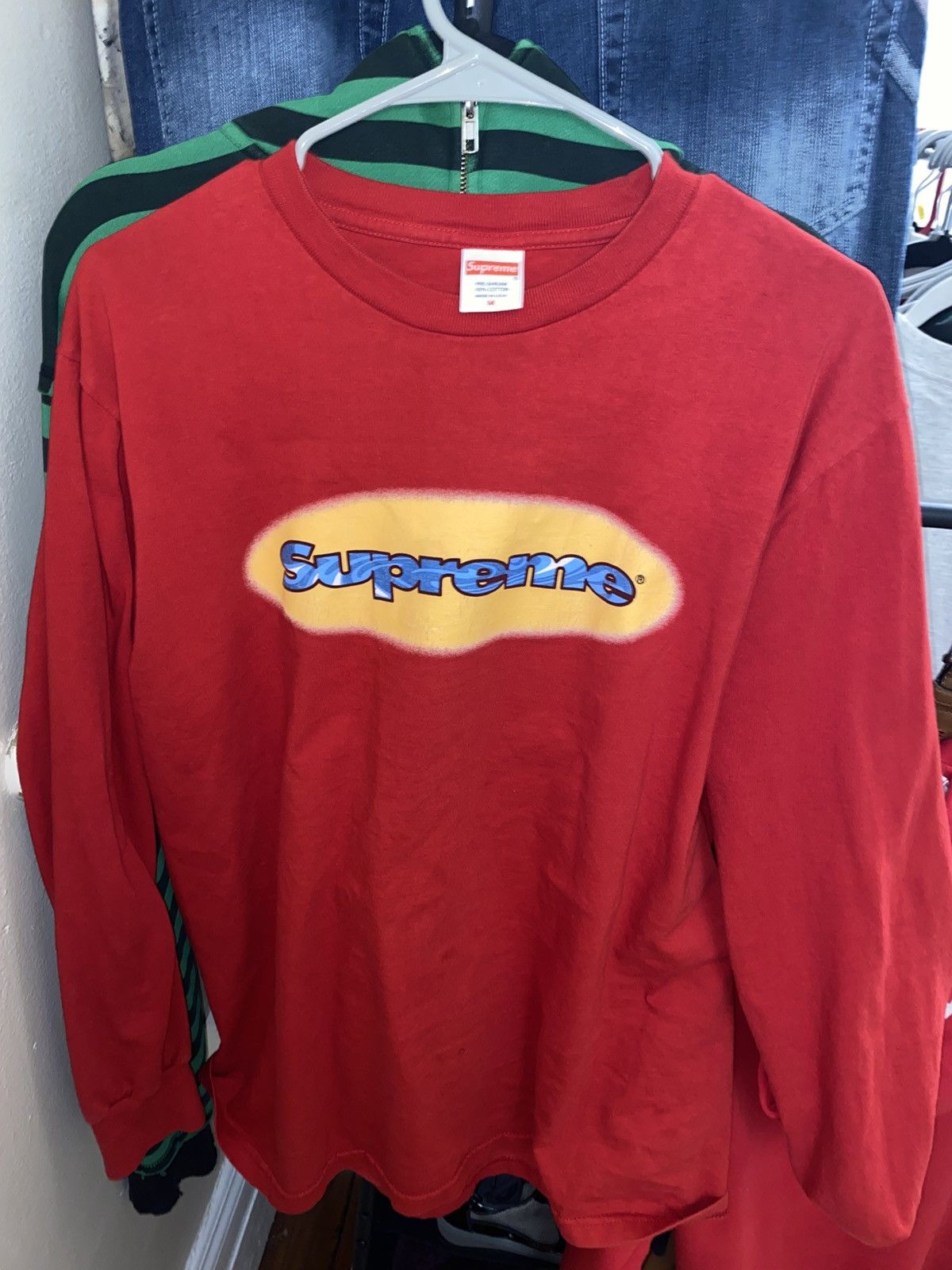 Supreme Ss18 supreme ripple long sleeve shirt Size US M / EU 48-50 / 2 - 2 Thumbnail