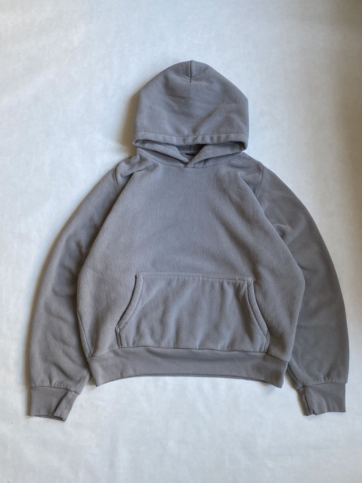 Yeezy X Gap Polar Fleece Cropped Hoodie Grey Yzy Kanye West