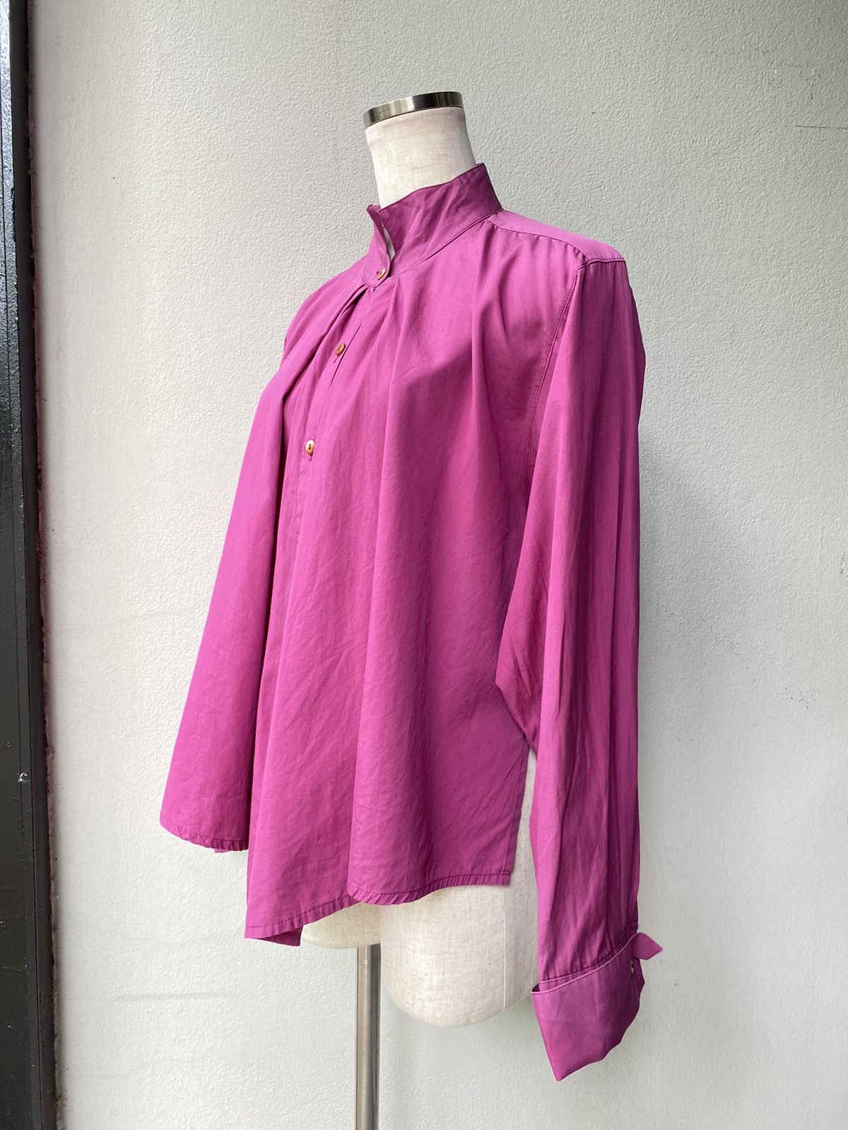 Kenzo KENZO Magenta High-Neck Shirt Size M / US 6-8 / IT 42-44 - 11 Thumbnail