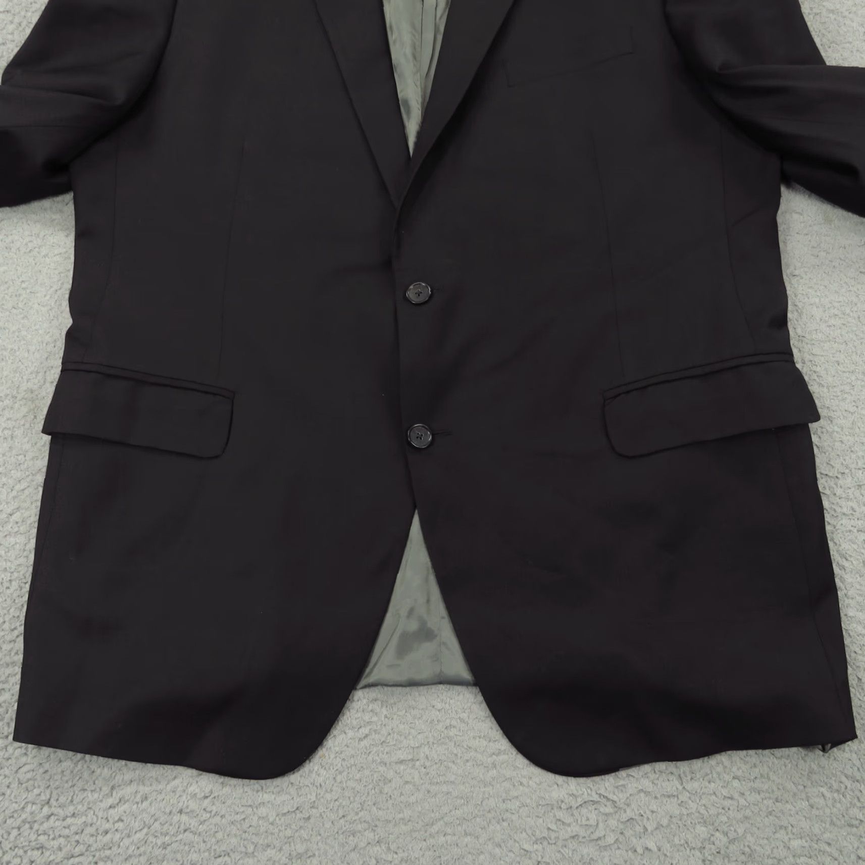 Peter Millar Peter Millar Blazer Men 46L Navy Blue Wool Jacket Double Ventless Golf Clubhouse Size 46R - 3 Thumbnail