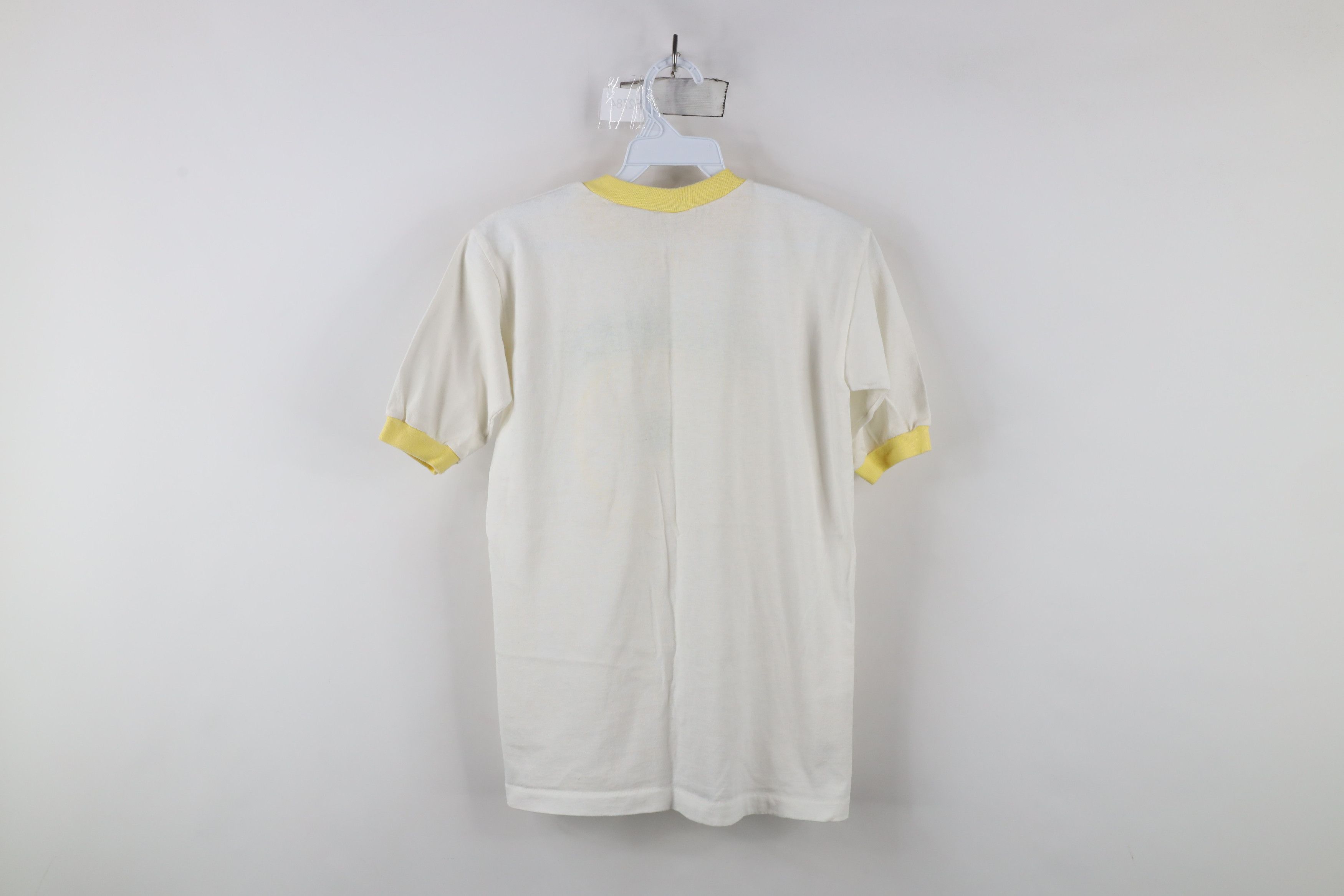 Vintage Vintage 70s 80s Streetwear Daisies Flower Ringer T-Shirt USA Size S / US 4 / IT 40 - 10 Thumbnail