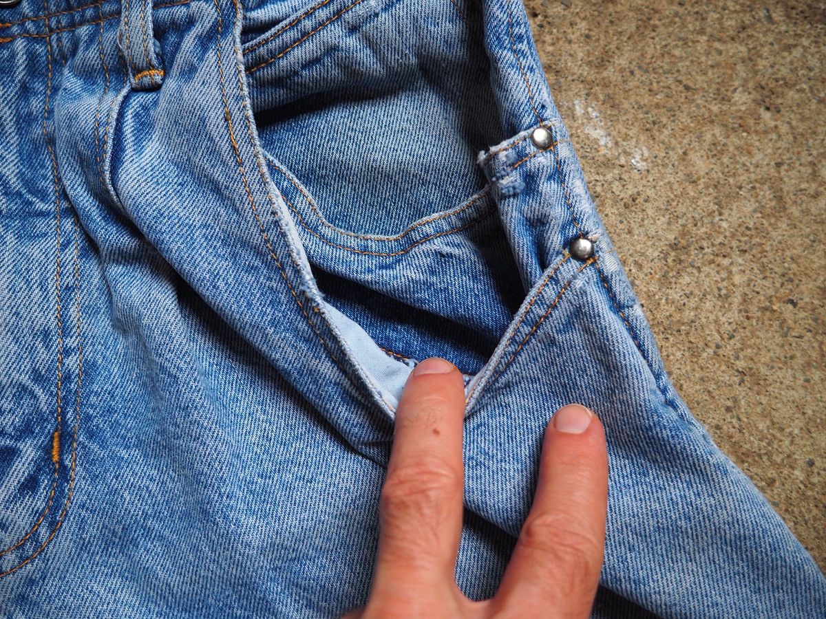 Jordache Vintage 80s 90s Jordache Pleated Carpenter denim, 32 Size US 32 / EU 48 - 12 Thumbnail
